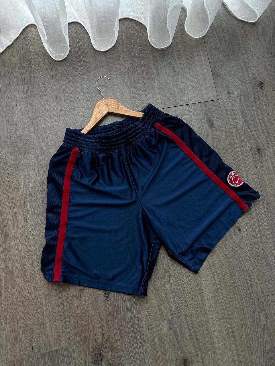 Nike × Nike ACG × Vintage Vintage Nike Basketball Blue Shorts Big Logo Size US 32 / EU 48 - 3 Thumbnail