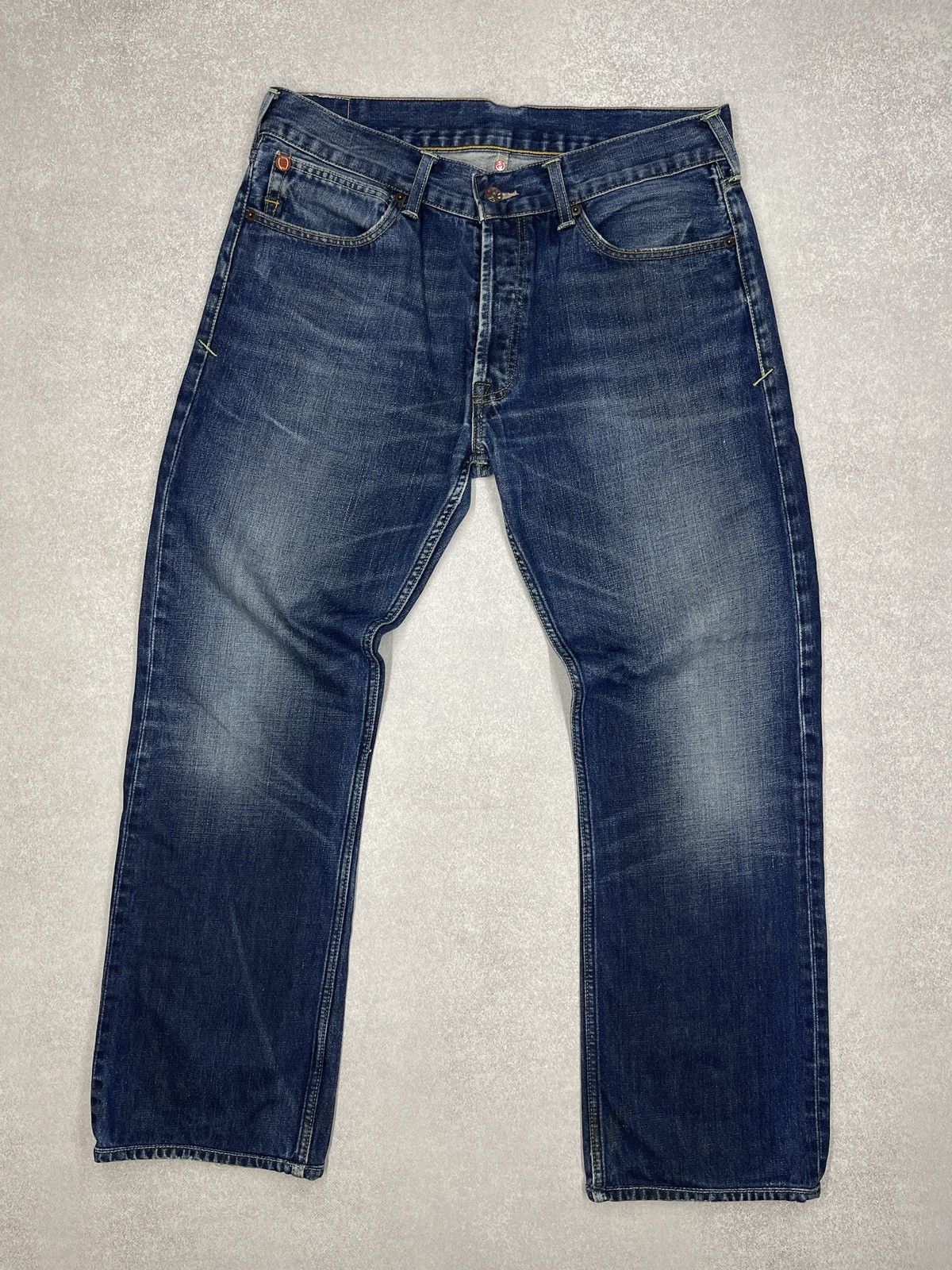 Evisu Vintage Evisu x Puma Denim Jeans Blue Collaboration Japanese Size US 36 / EU 52 - 7 Thumbnail