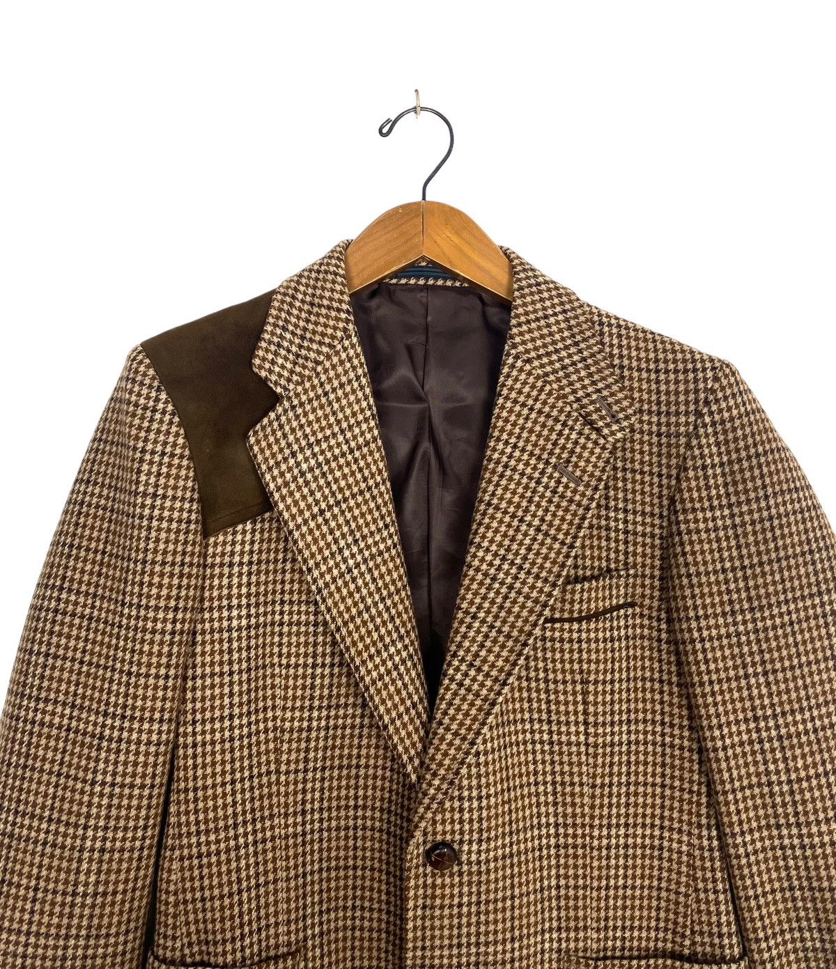 Vintage Rare‼️ Vintage The Scotch House Houndstooth Wool Coat Blazer Size US S / EU 44-46 / 1 - 3 Thumbnail