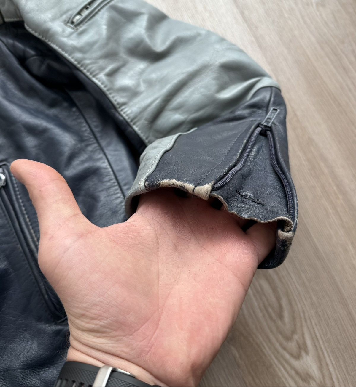 BMW Vintage 80's BMW Motorcycle Biker Leather Jacket Size US M / EU 48-50 / 2 - 11 Thumbnail