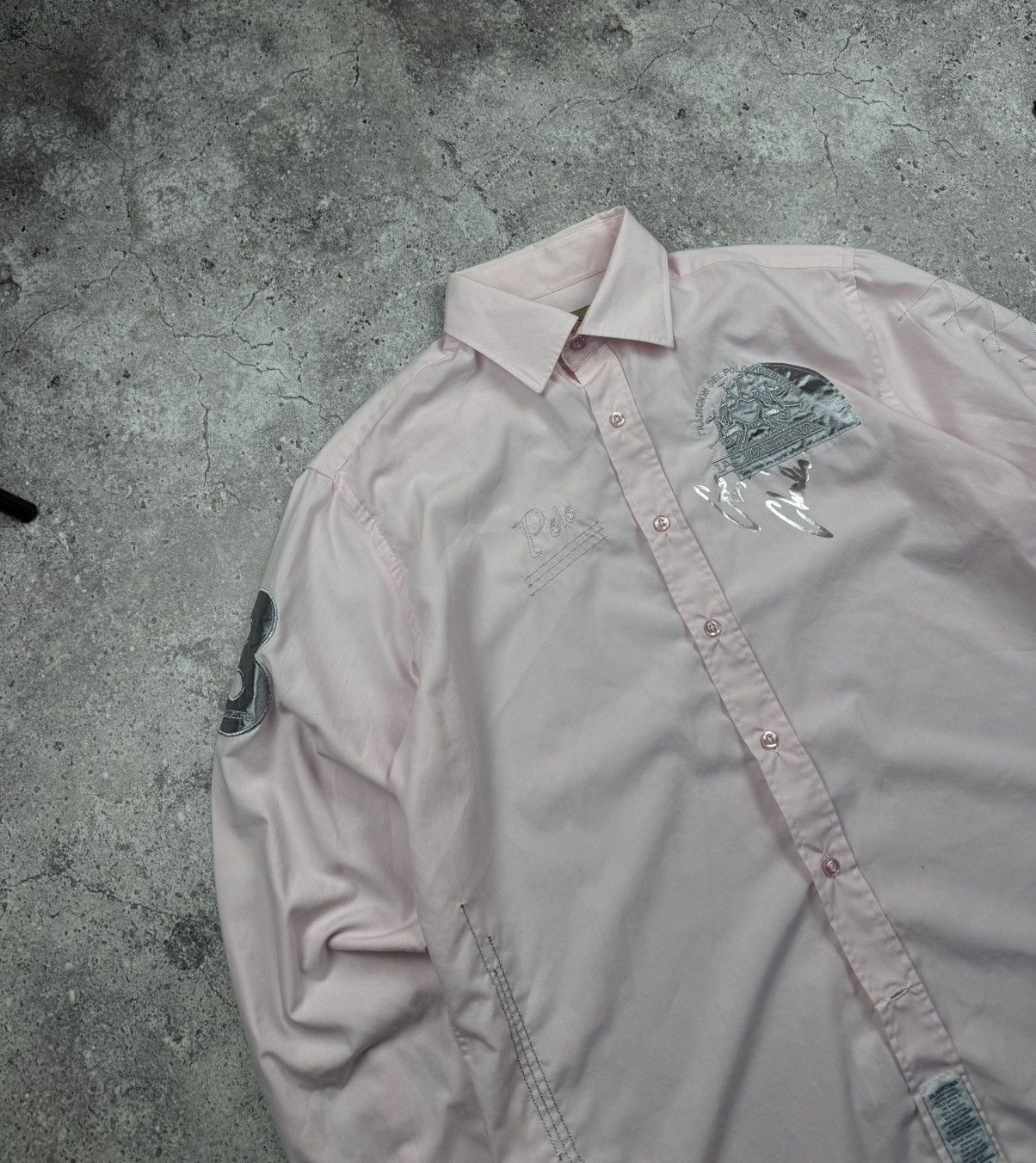 La Martina Vintage La Martina Button Polo Shirt Big Logo Japanese Y2K Size US L / EU 52-54 / 3 - 2 Thumbnail