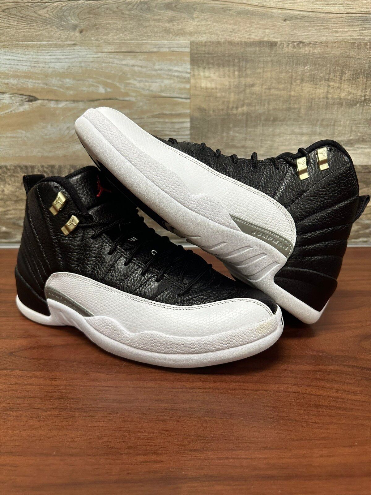 Pre-owned Jordan Nike Air Jordan 12 Playoffs Size 10 Shoes In Black
