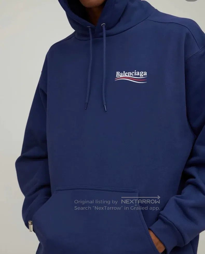 Balenciaga Balenciaga Original Wave Hoodie Size US S / EU 44-46 / 1 - 4 Thumbnail