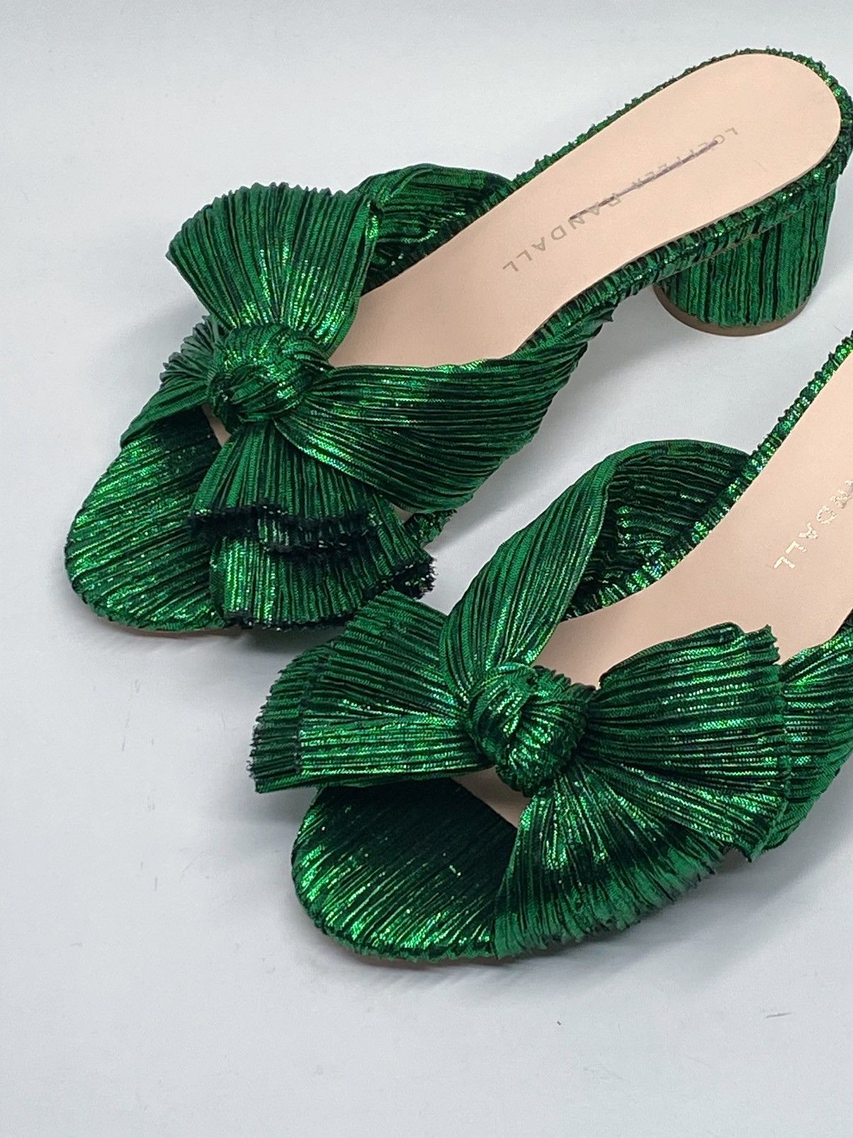 Loeffler Randall Loeffler Randall Emilia 50MM Pleated Knotted Mules size 5 Size US 5 / IT 35 - 6 Thumbnail