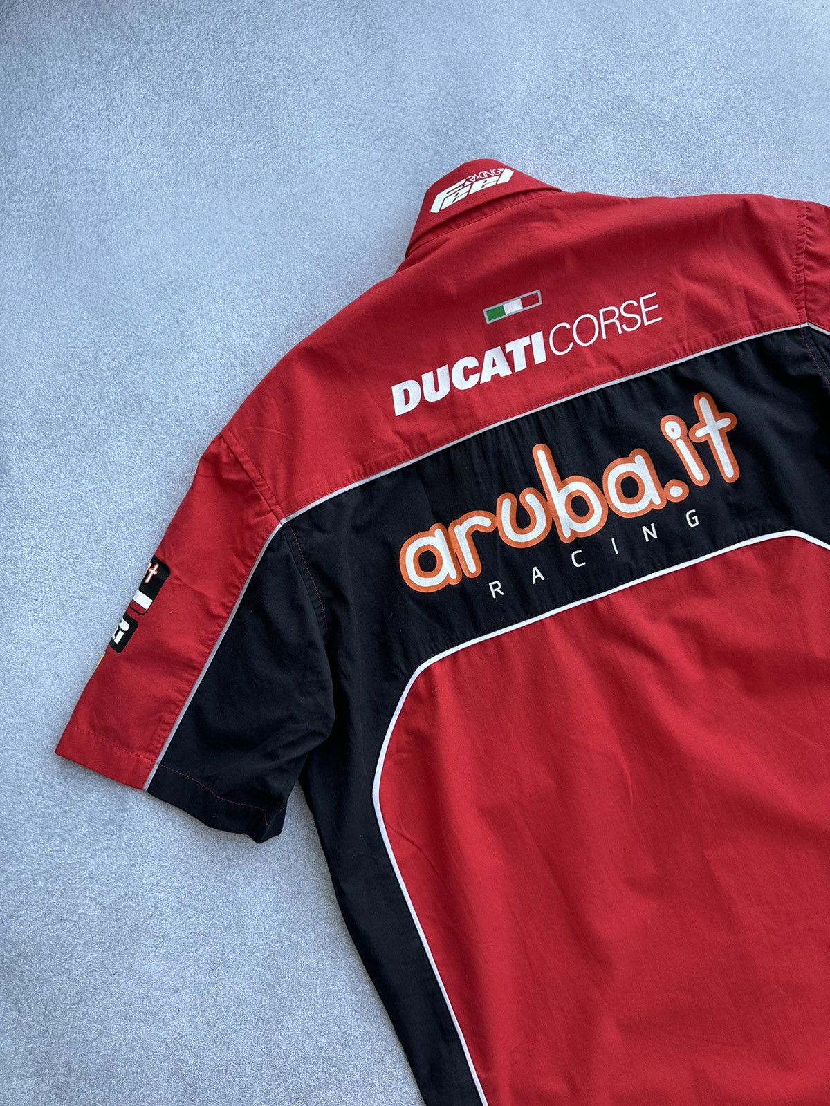 Ducati × Vintage Vintage Ducati Corse Short Sleeve Racing Buttons Shirt Size US L / EU 52-54 / 3 - 12 Thumbnail