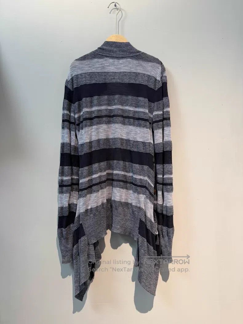 Vivienne Westwood Vivienne Westwood Irregular wool knit long-sleeve cardigan Size M / US 6-8 / IT 42-44 - 8 Thumbnail