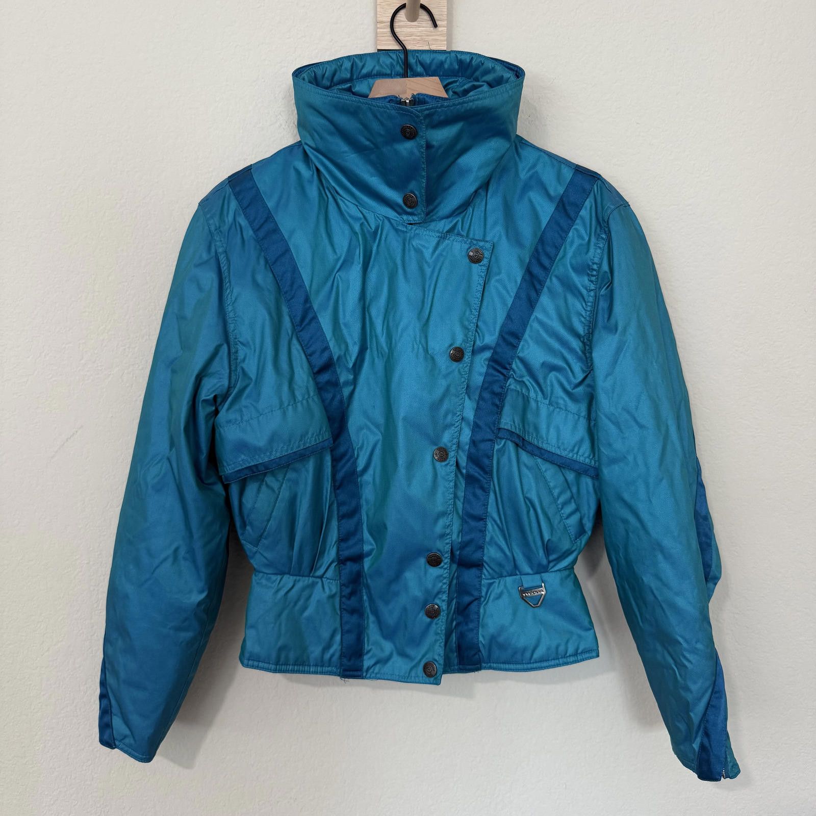 Other Tyrolia By Head Jacket Women's 8 Teal VTG Celtech 80s Size M / US 6-8 / IT 42-44 - 1 Thumbnail