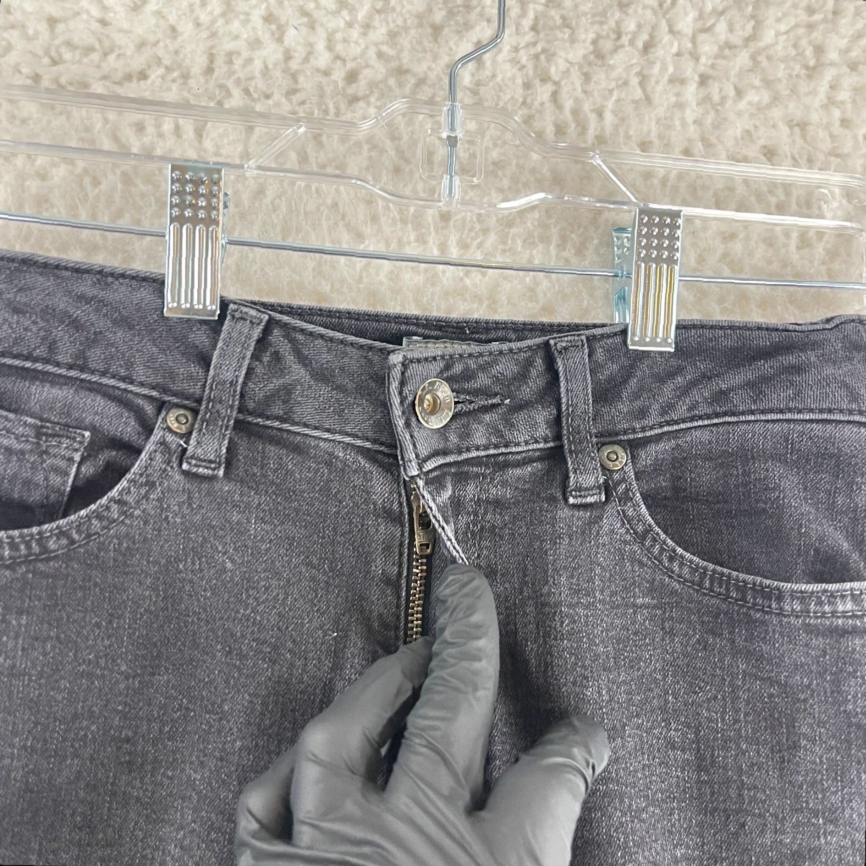 Vintage L.L. Bean Black Denim Classic Fit Jeans Womens Size 6 Straight Leg Mid-Rise Jeans Size 28" / US 6 / IT 42 - 5 Thumbnail