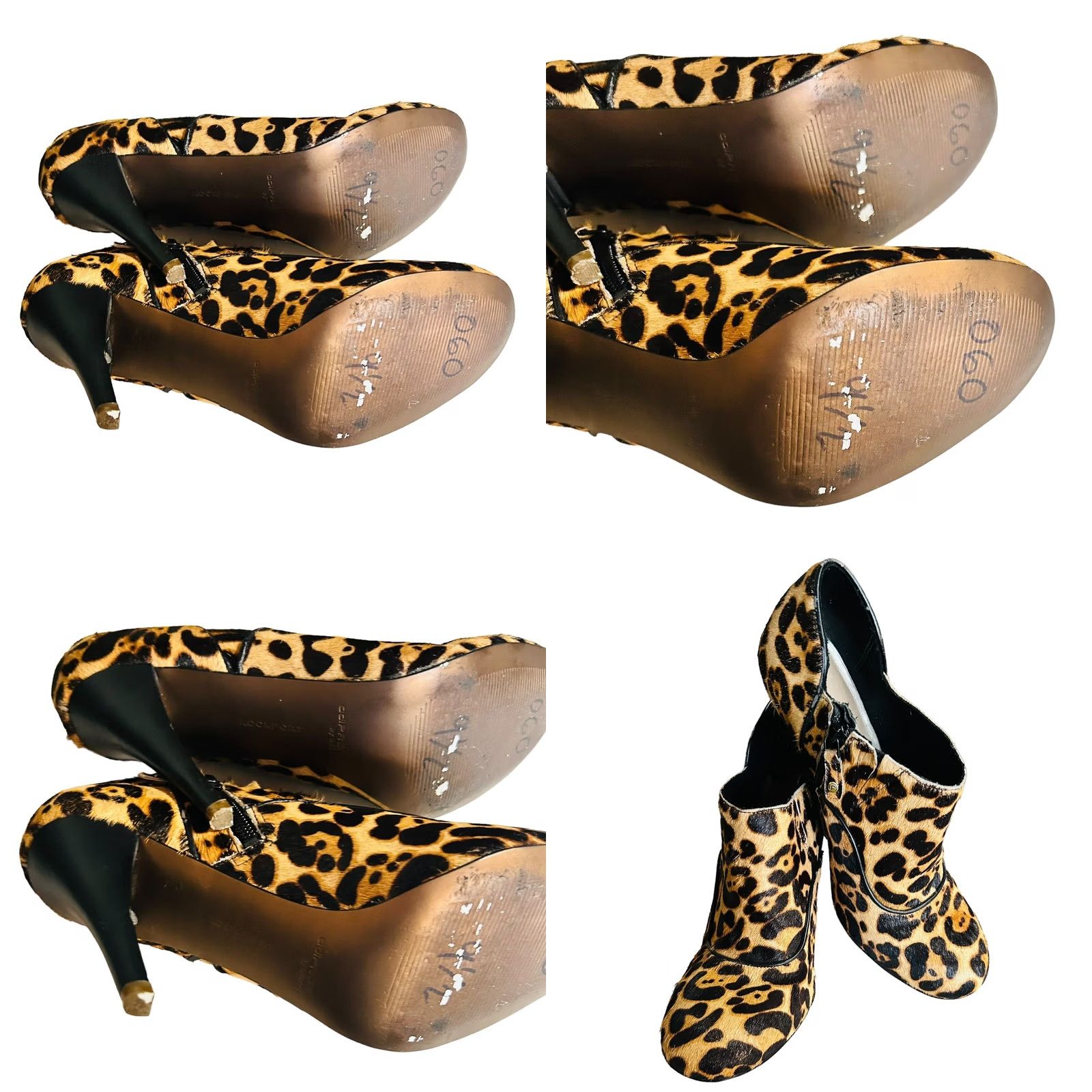 Rockport Rockport Adiprene Adidas Women's Leather Pony Hair Leopard Print Boots Sz9.5 Boots Size US 10 / IT 40 - 10 Thumbnail