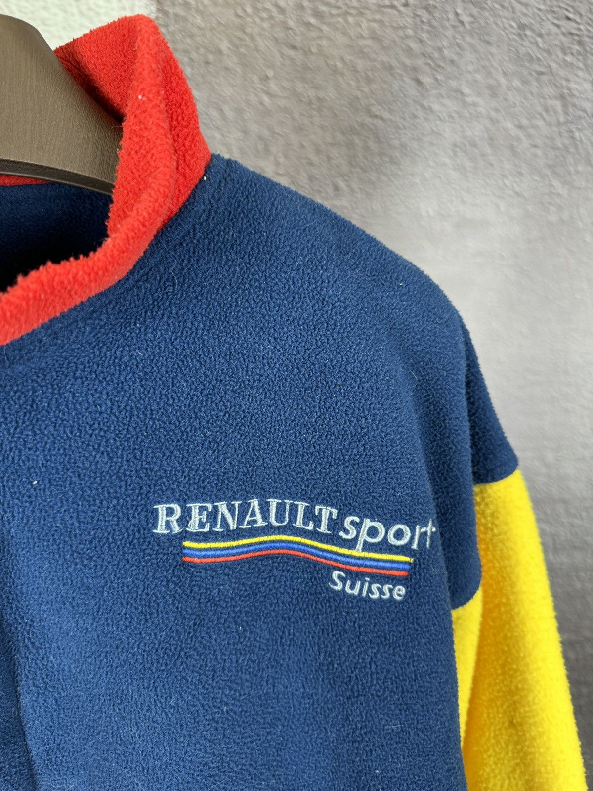 Formula 1 Stand 21 vintage Renault Sport Suisse racing snap T fleece Size US XL / EU 56 / 4 - 8 Thumbnail