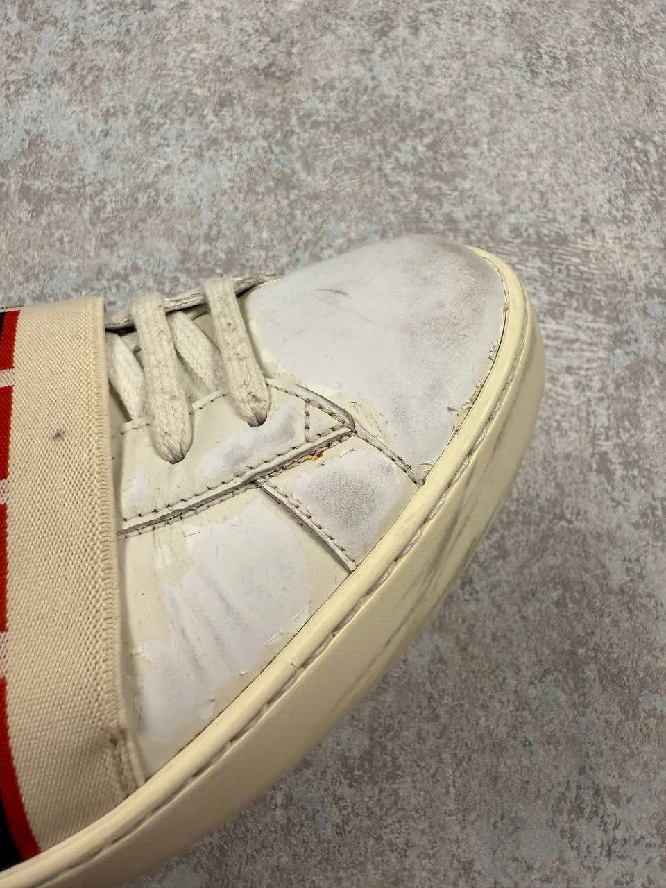 Gucci Gucci Ace Stripe Stripe Sneakers Shoes Size US 6.5 / EU 39-40 - 7 Thumbnail
