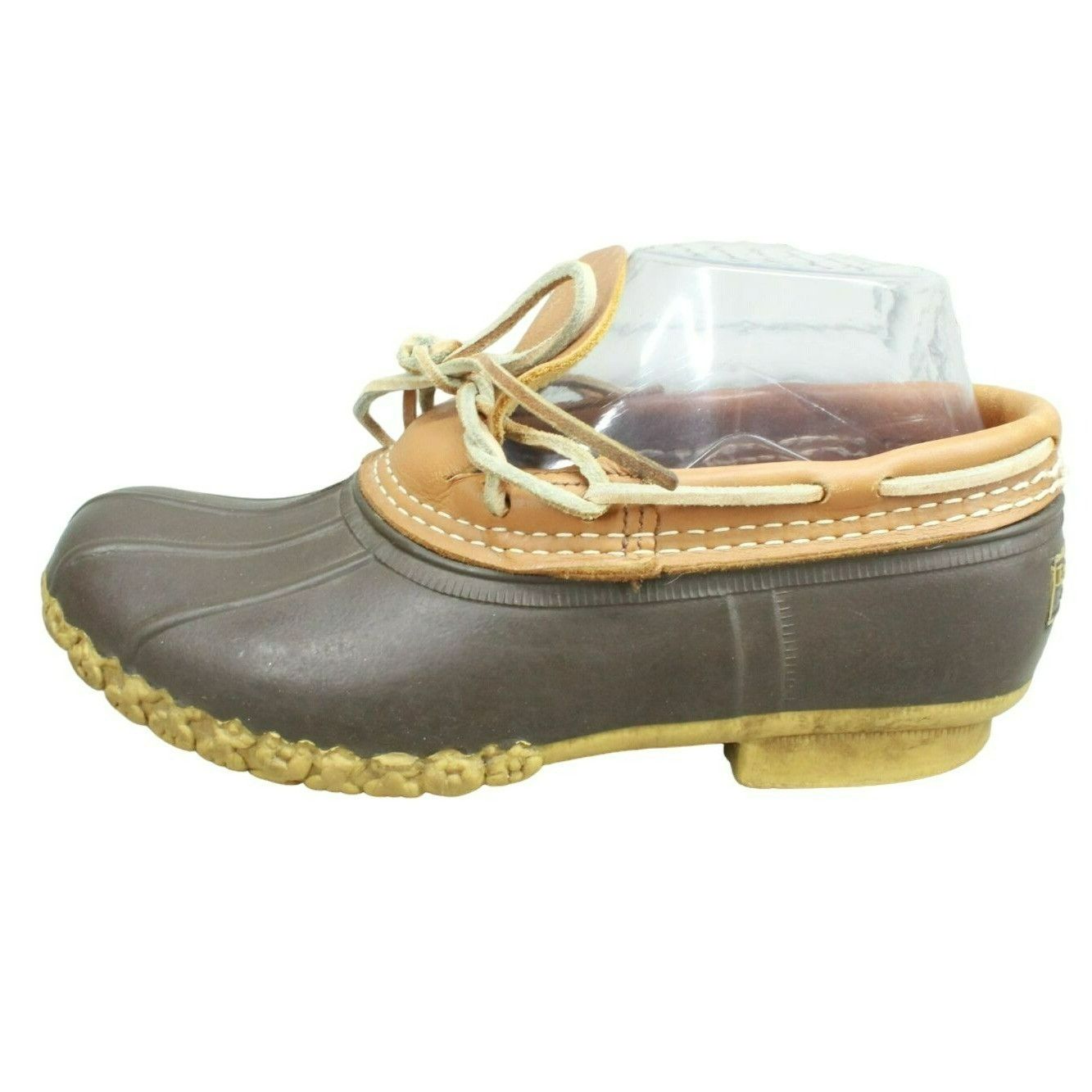 Leather LL Bean Women's Unlined Gum Shoe Ankle Duck Boots Size US 6 / IT 36 - 2 Thumbnail