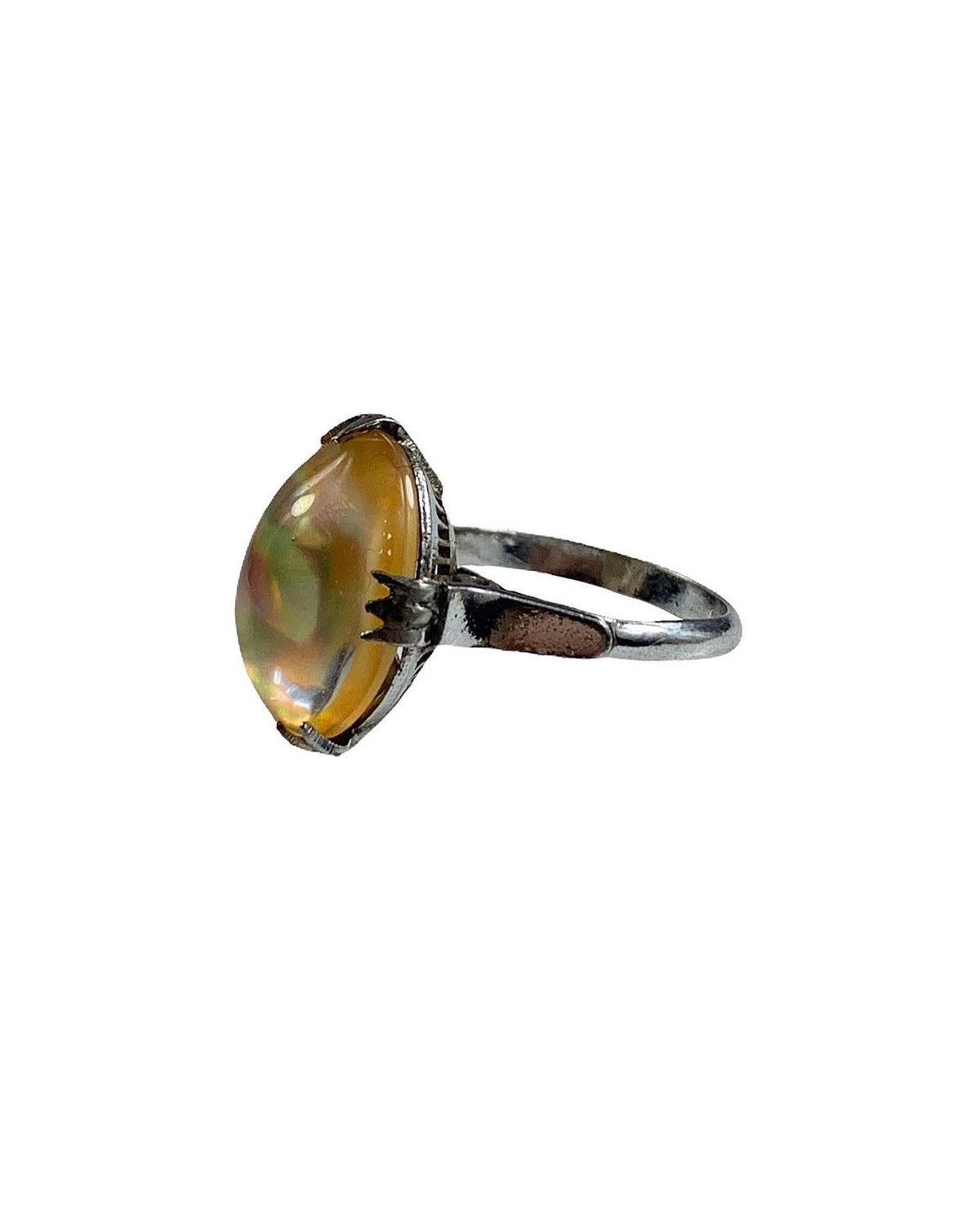 Vintage VINTAGE JAPANESE MADE OPAL RING Size ONE SIZE - 1 Thumbnail