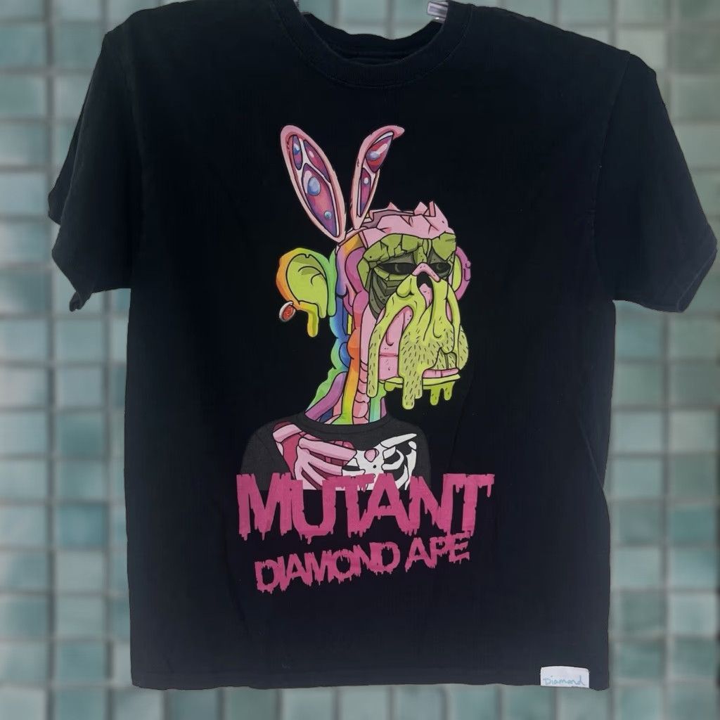 Diamond Supply Co. Diamond Supply Co. Ape Shirt Mens M Black Graphic Print Art Retro Mens Size US M / EU 48-50 / 2 - 1 Thumbnail