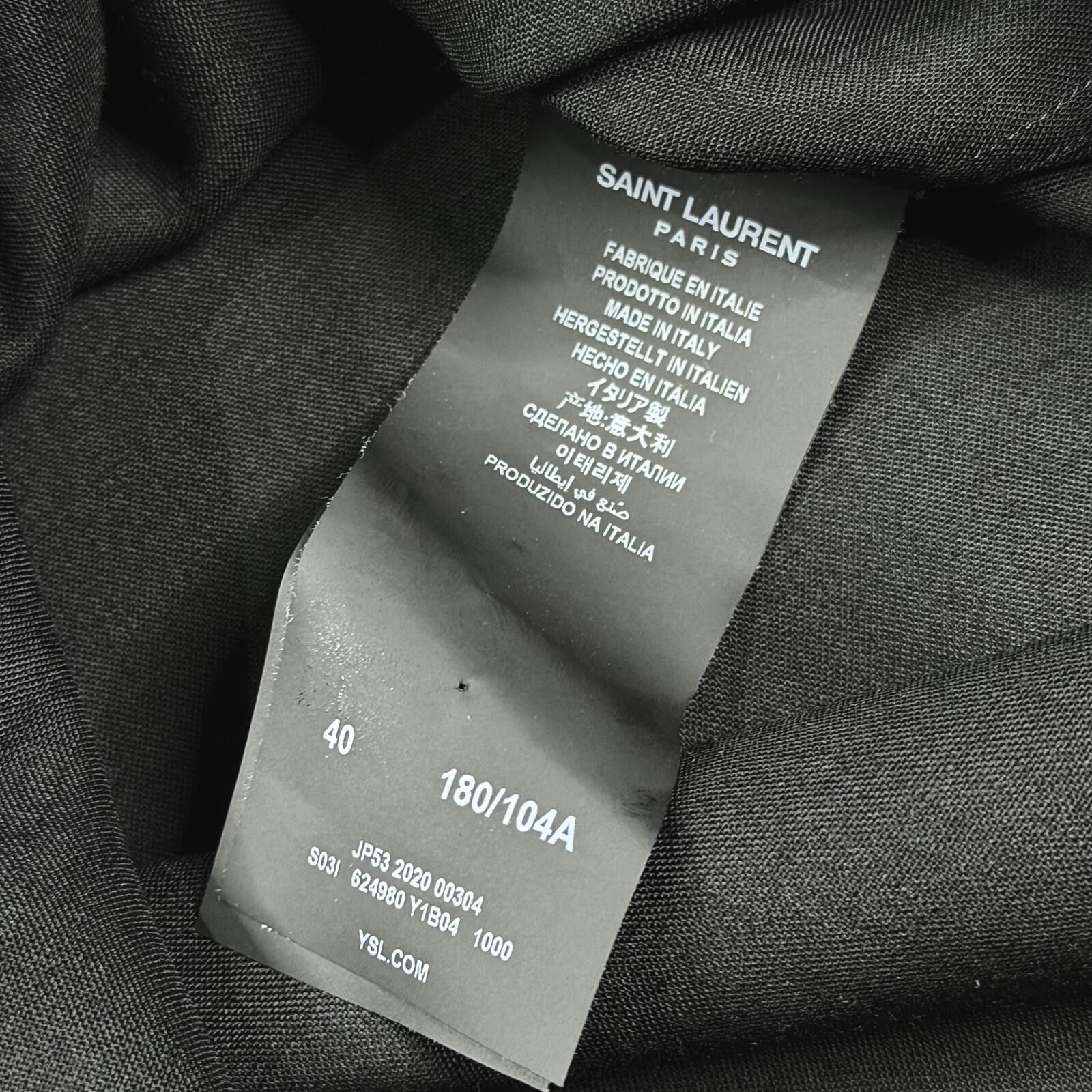 Saint Laurent Paris Saint Laurent Pleated Shirt Size US M / EU 48-50 / 2 - 6 Thumbnail