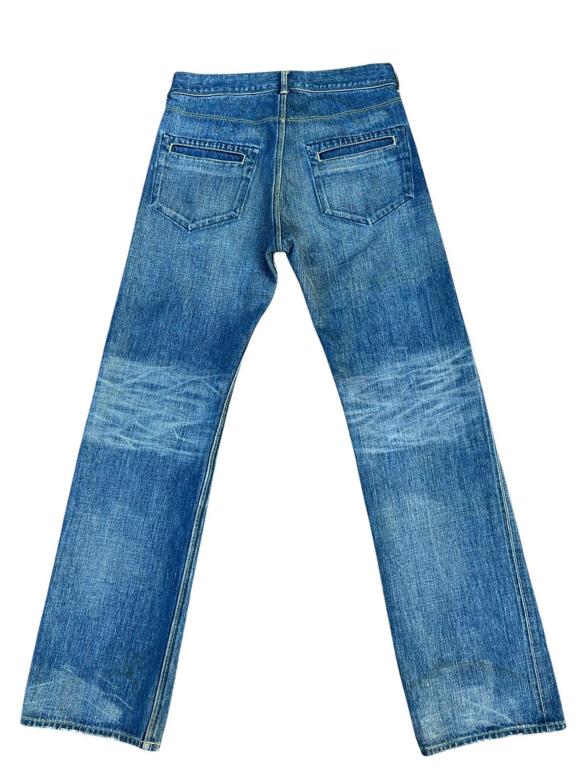 The Viridi-anne The Viridi-Anne Distressed Faded Stains Denim Selvedge Jeans Size US 30 / EU 46 - 12 Thumbnail