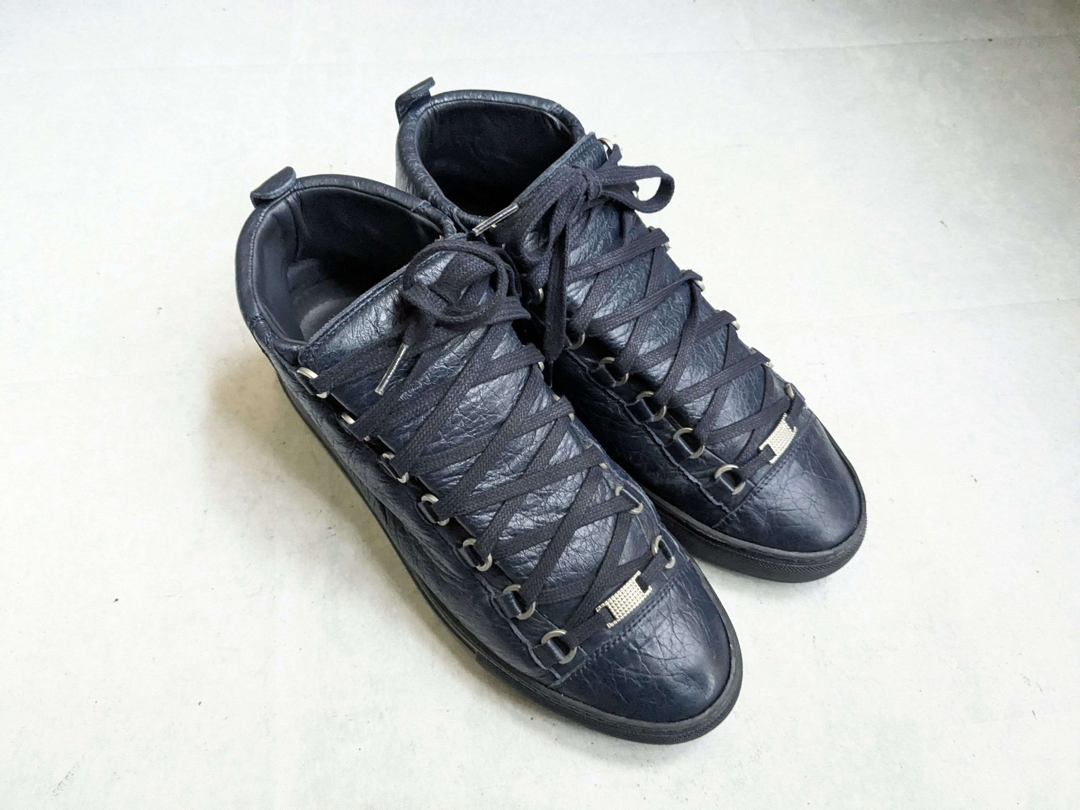 Balenciaga Balenciaga Arena Sneakers Navy Blue 9 High Tops Size US 9 / EU 42 - 4 Thumbnail