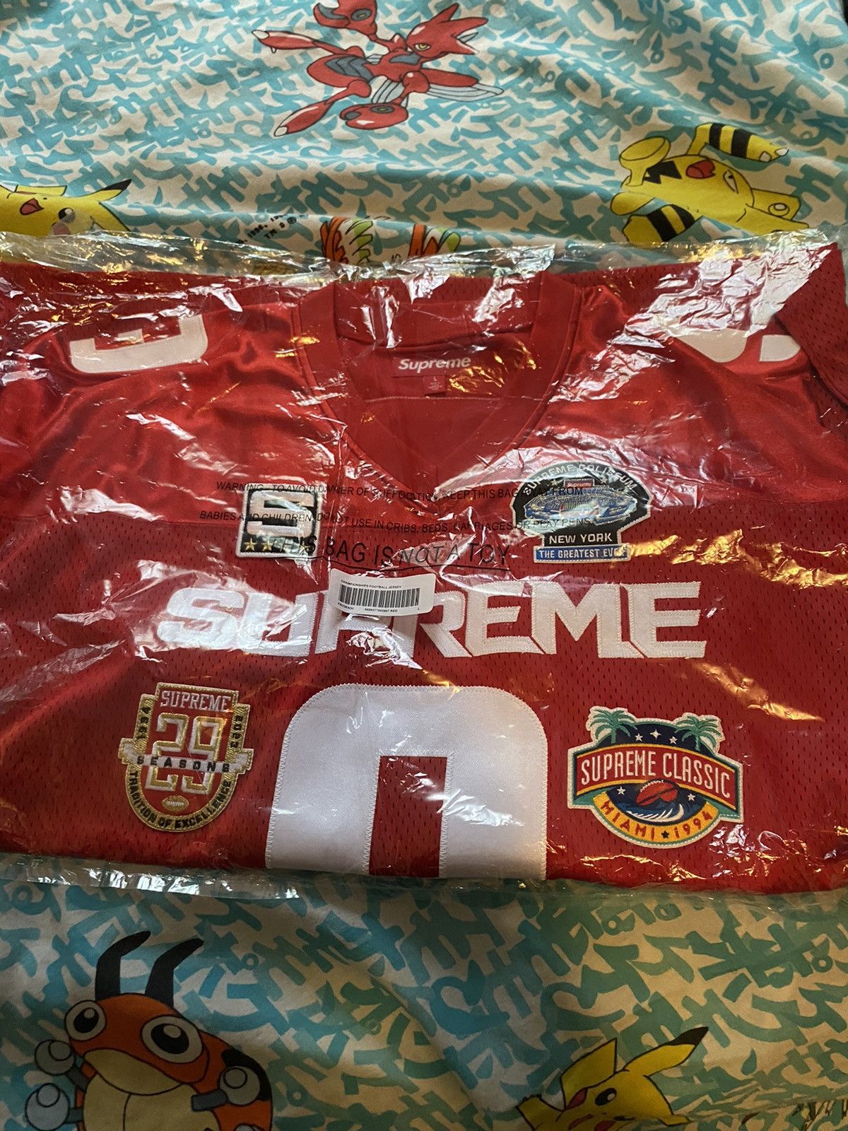 Supreme Supreme Championships Football Jersey (FW23) Red Large Size US L / EU 52-54 / 3 - 9 Thumbnail