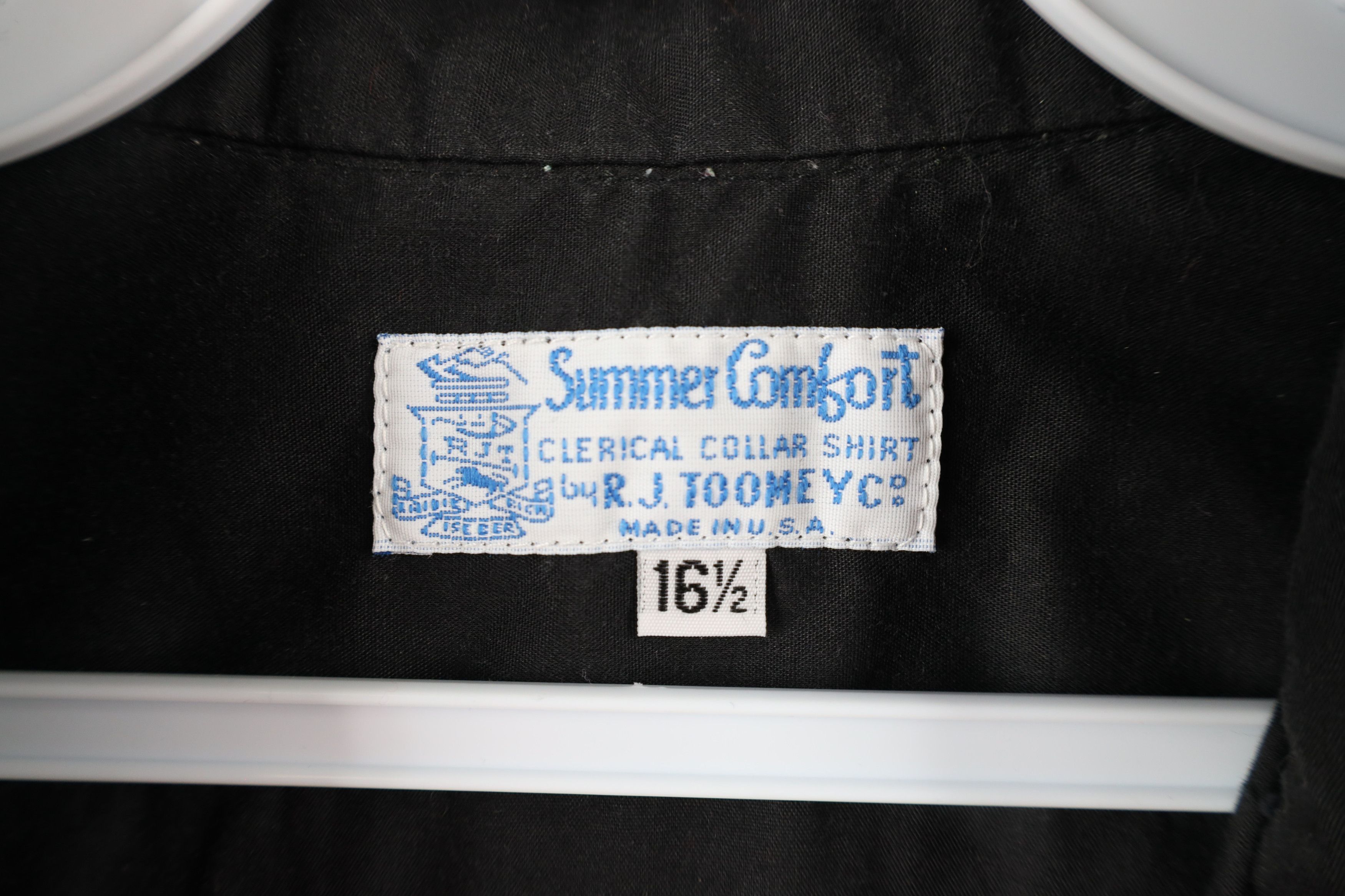 Vintage Vintage 60s 70s Streetwear Collar Button Shirt Black USA Size US M / EU 48-50 / 2 - 5 Thumbnail