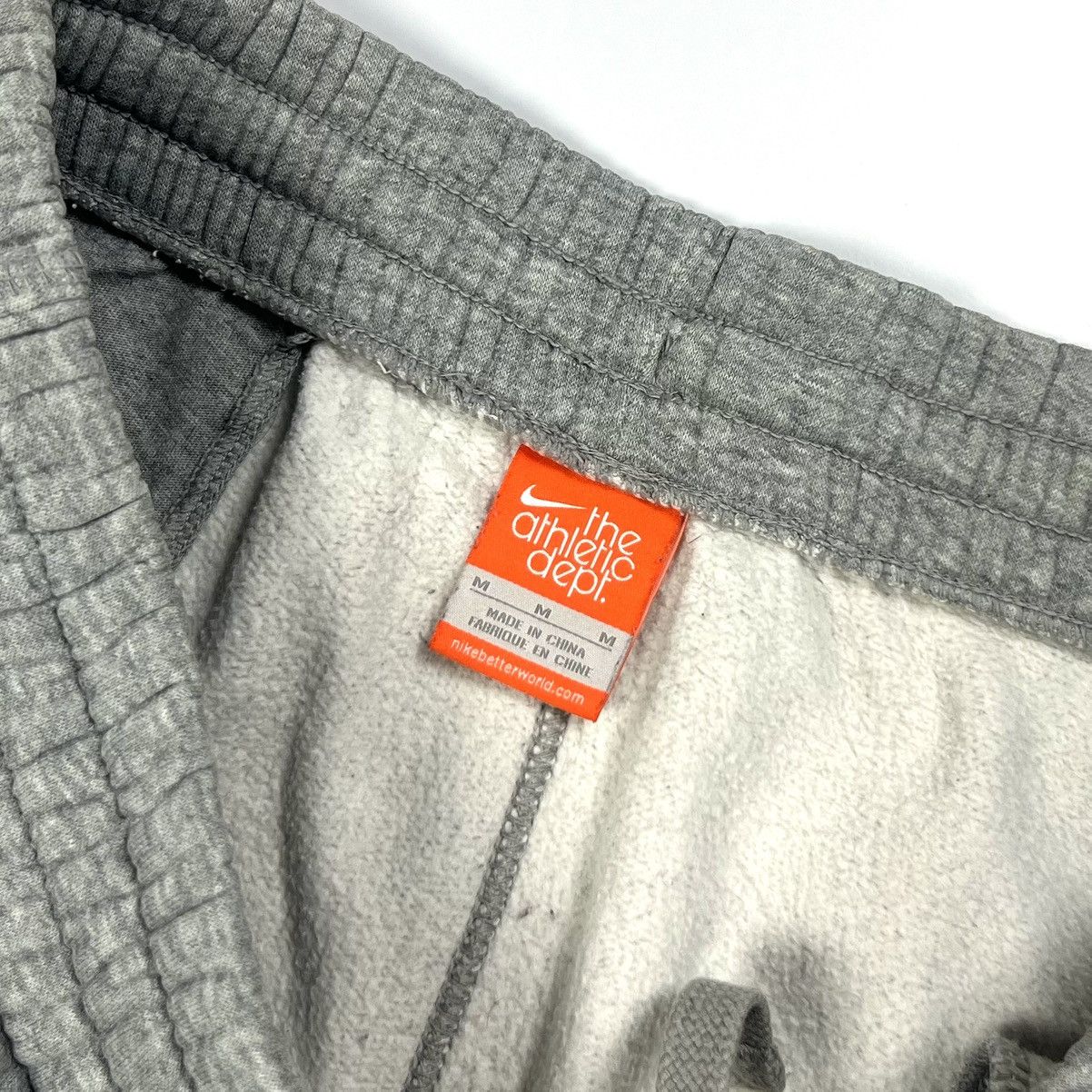 Nike × Vintage Vintage Nike Baggy Grey Cotton Y2K Casual Jogger Pants - M Size US 34 / EU 50 - 7 Thumbnail