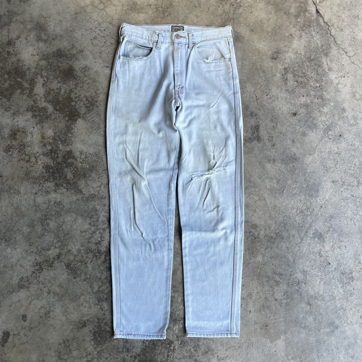Levi's Vintage Clothing 🔥Vintage Levis 636 Stoned Washed Ripped Distress Denim Jeans Size US 30 / EU 46 - 1 Thumbnail