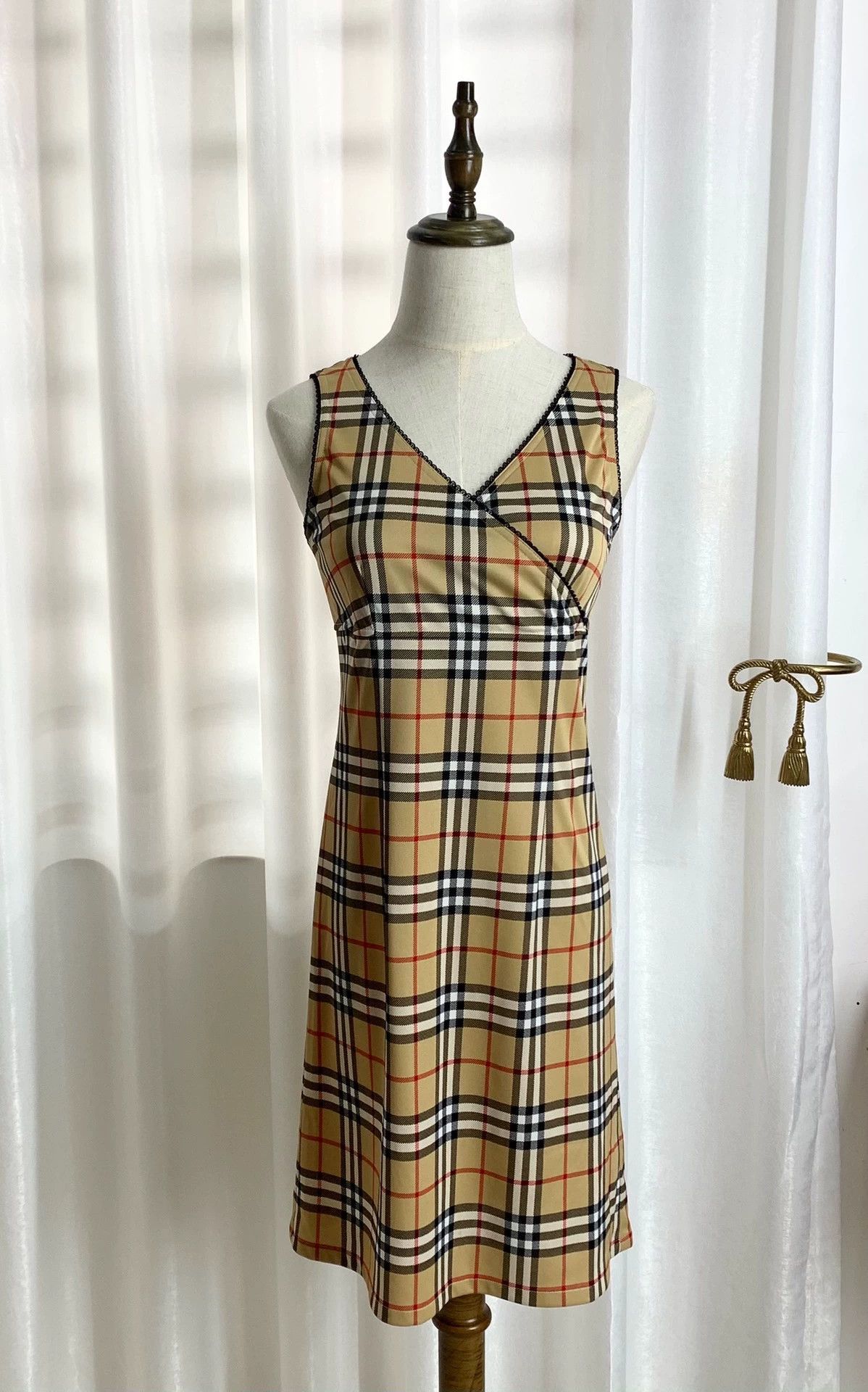Burberry Burberry Vintage Check Sleeveless Dress - dmc Size US M / EU 48-50 / 2 - 1 Thumbnail