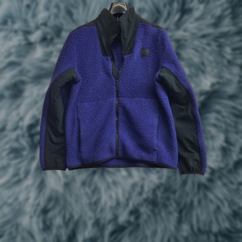 Under Armour Under Armour Jacket Mens Purple Black Full Zip Long Sleeve Sherpa Coat Large Size US L / EU 52-54 / 3 - 1 Thumbnail