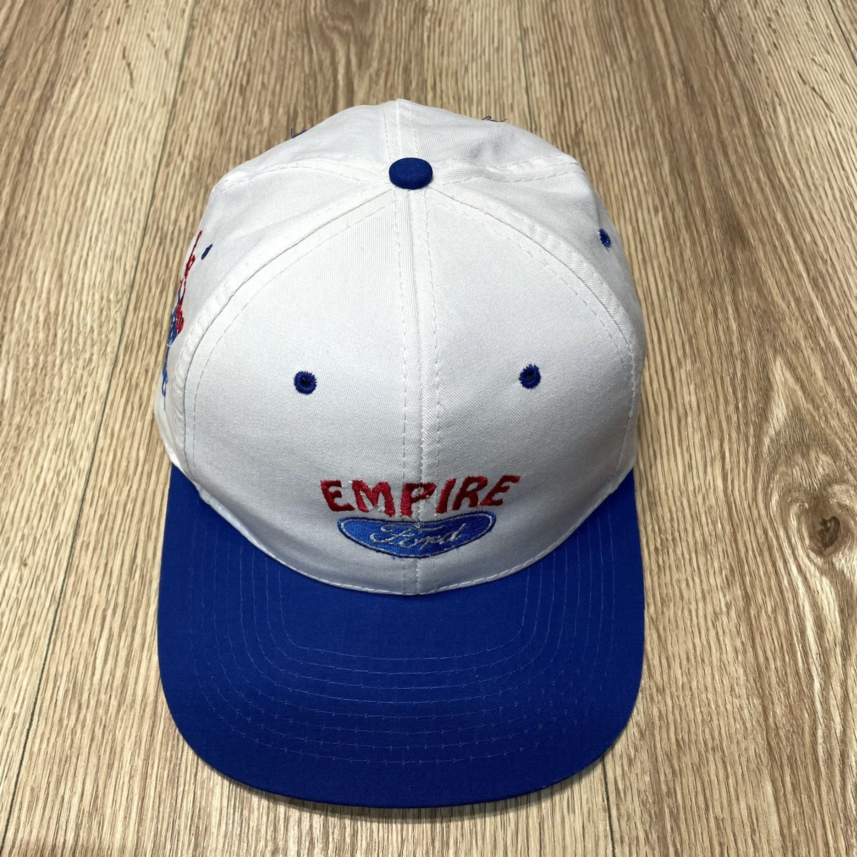 Ford VINTAGE Nissin Ford Truck Snapback Baseball Hat Cap Men One Size White Size ONE SIZE - 2 Thumbnail