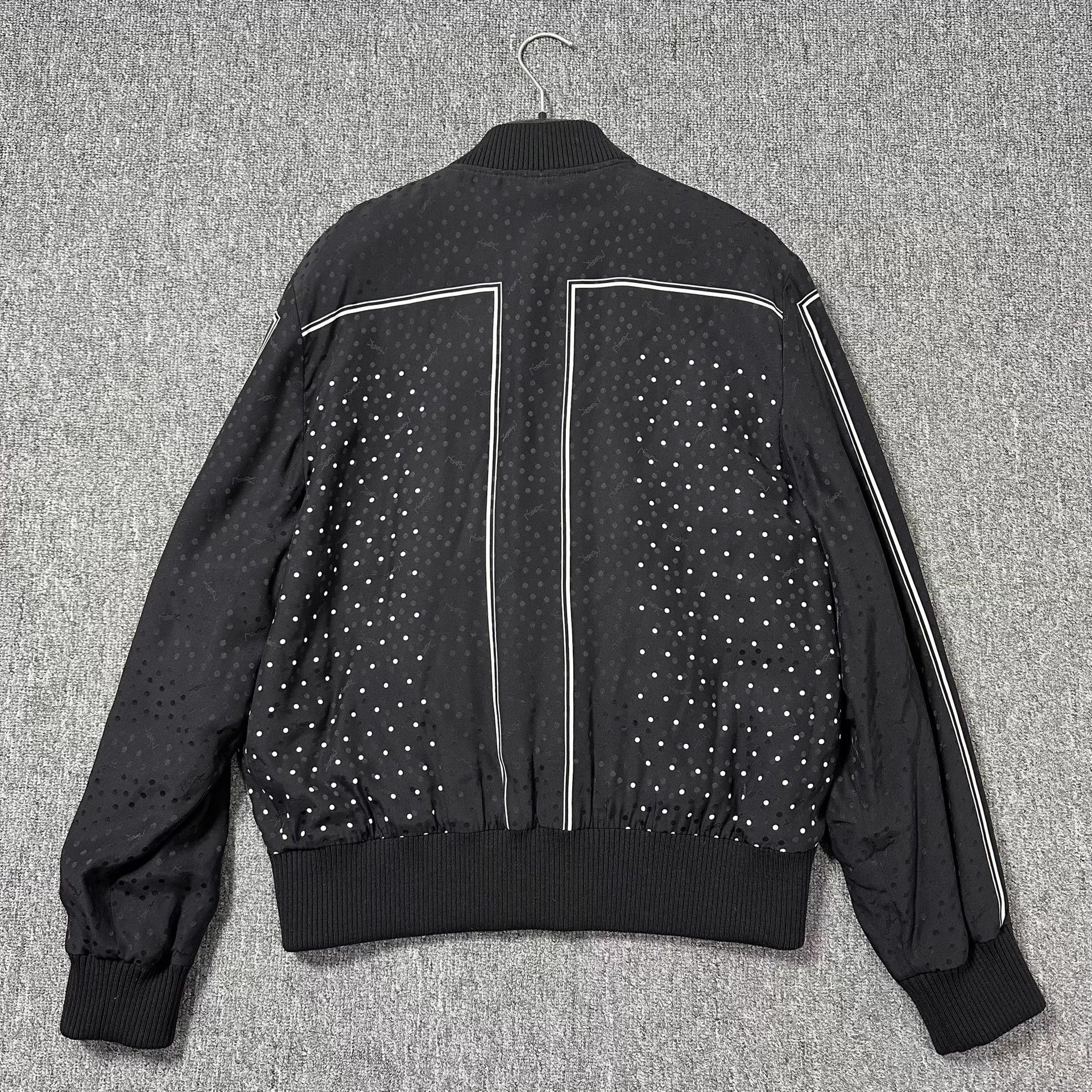 Saint Laurent Paris Saint Laurent SLP 100% Silk Polka Dot Jacket 48 Size US M / EU 48-50 / 2 - 3 Thumbnail