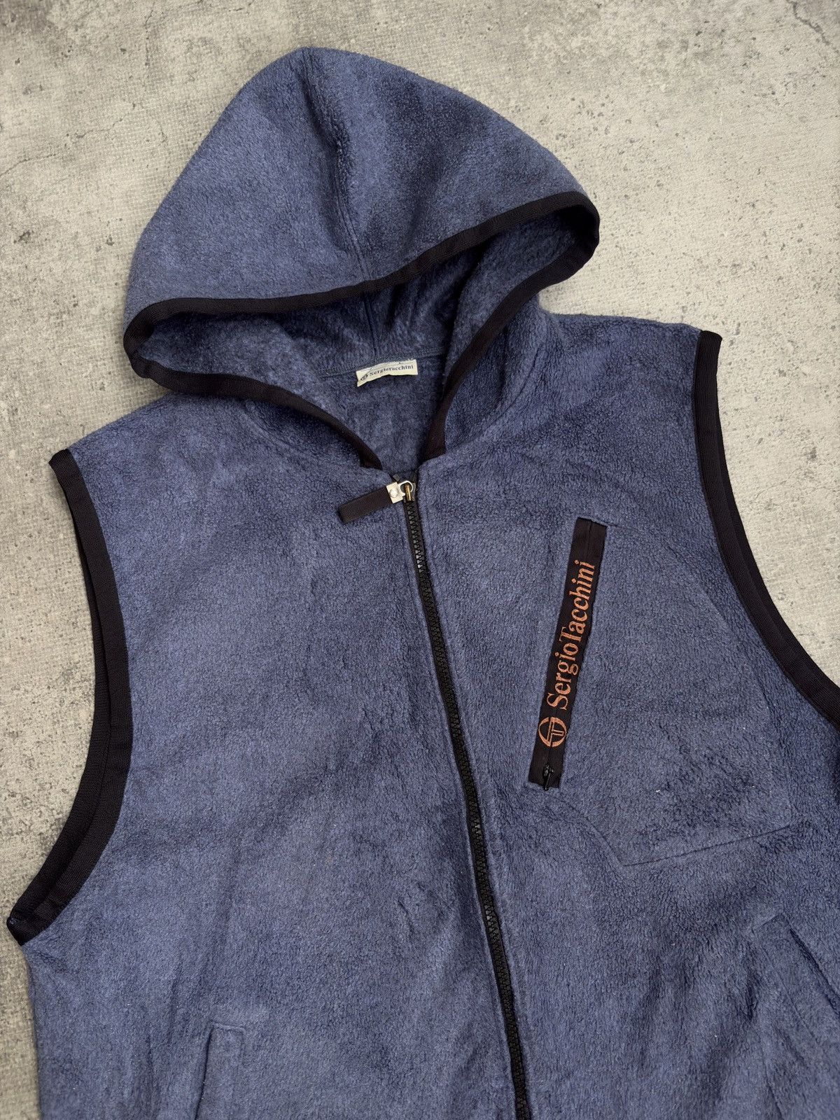 Sergio Tacchini VEST HODDIE SERGIO TACCHINI Size US L / EU 52-54 / 3 - 3 Thumbnail