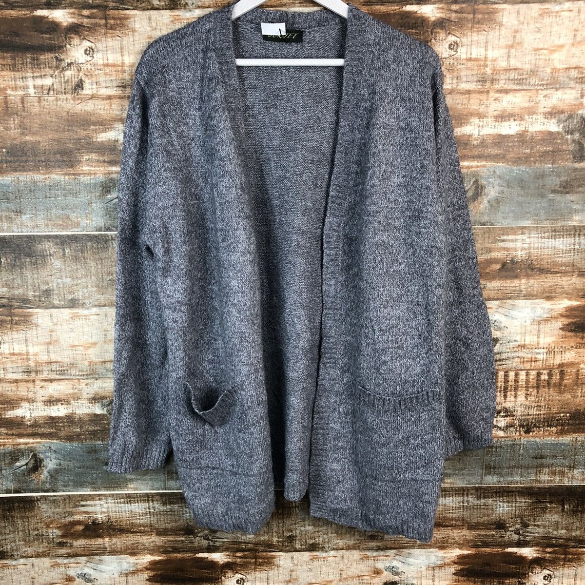 Homespun Knitwear Jorjet vintage Grey sweater Knitwear #A1898 Size US L / EU 52-54 / 3 - 3 Thumbnail