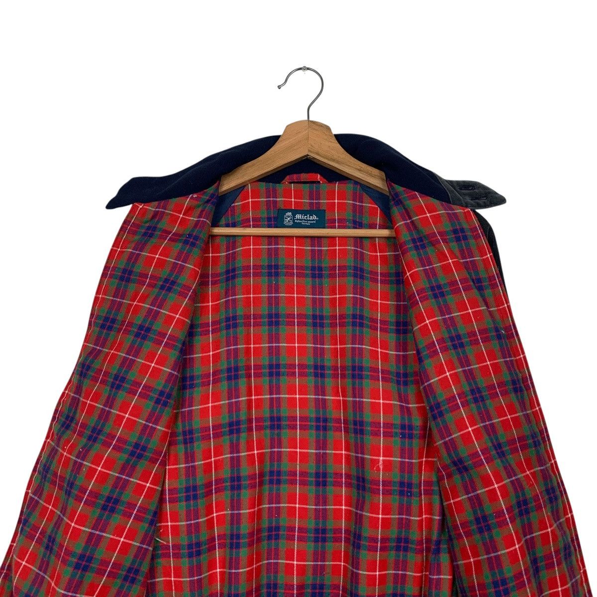 Vintage Vintage 90’s miclad Tartan Lined Corduroy Jacket #2557-C115 Size US S / EU 44-46 / 1 - 11 Thumbnail