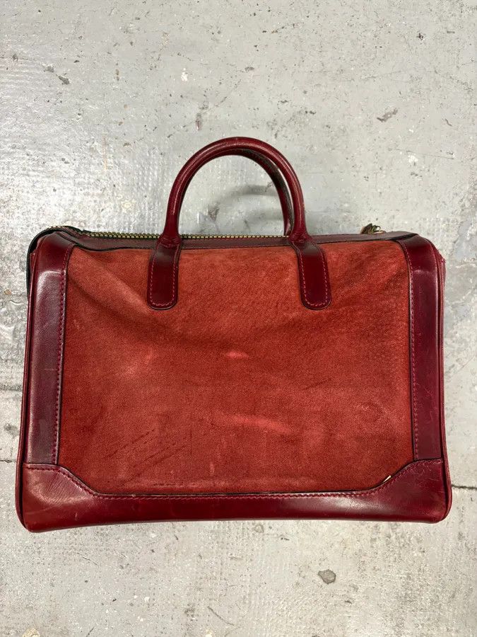 Lanvin Red Suede Vanity Archive Bag