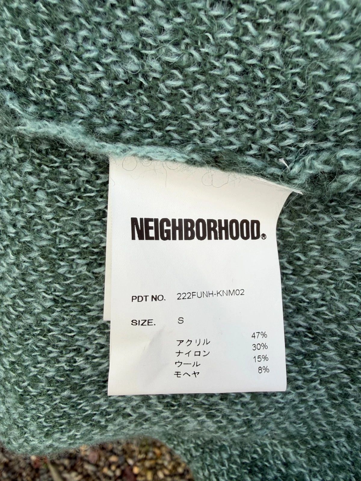 Neighborhood Mohair Cardigan Blue Green Size US S / EU 44-46 / 1 - 6 Thumbnail