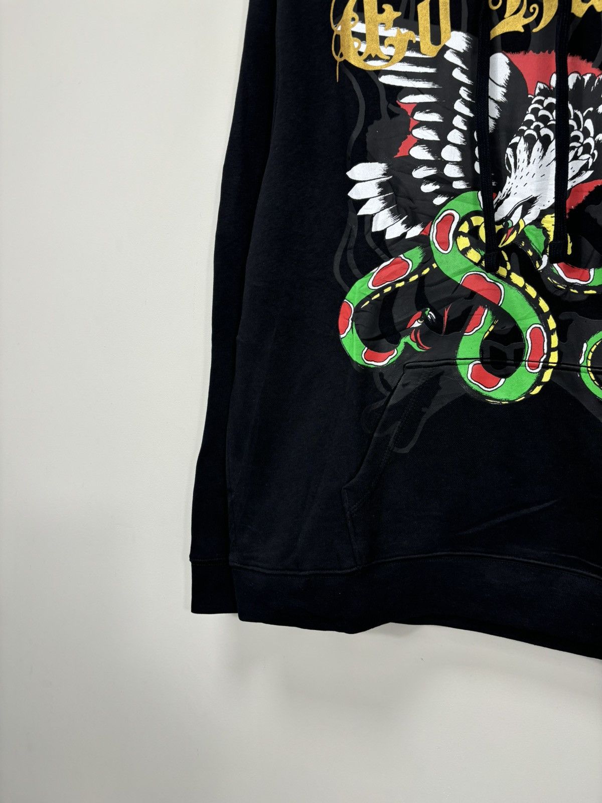 Christian Audigier Vintage Ed Hardy Eagle Snake Tattoo Logo Y2K Black Hoodie Size US XL / EU 56 / 4 - 5 Thumbnail