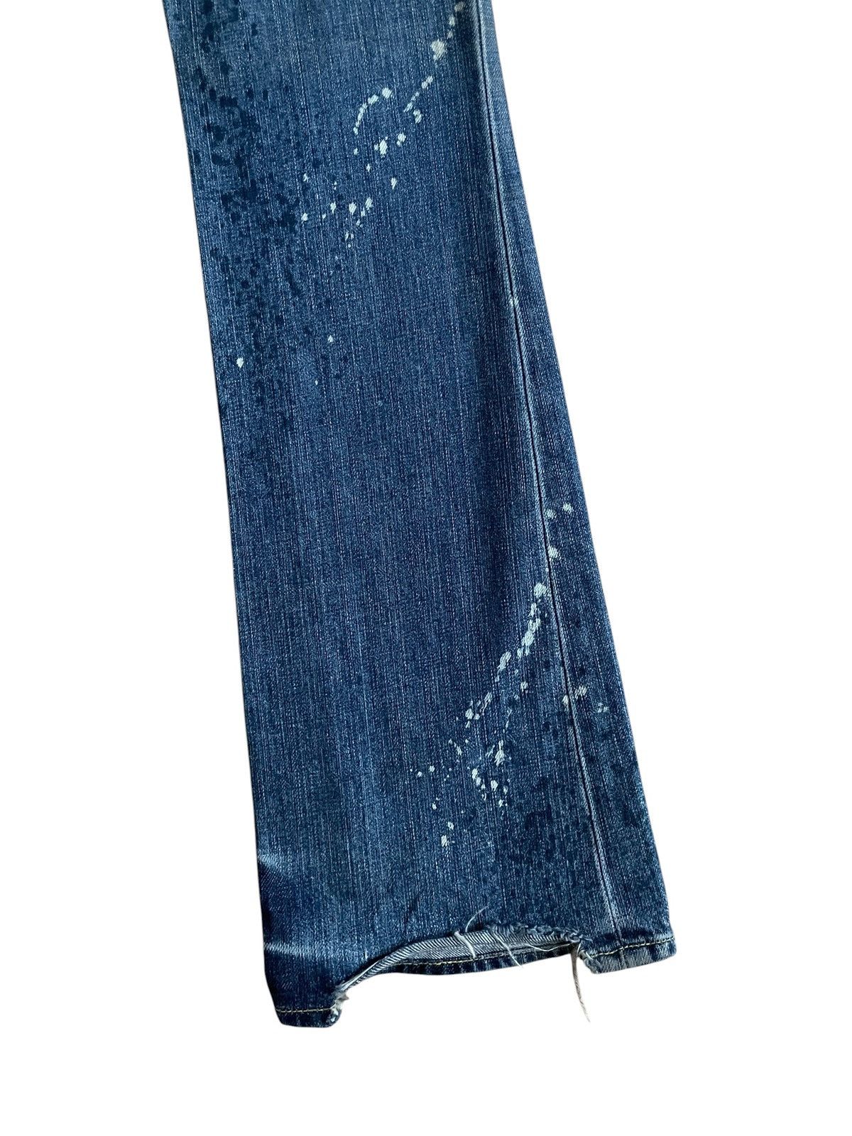 Paper Denim & Cloth Vintage Brand Paper Denim Painting Flared Jeans 2000s Size US 26 / EU 42 - 8 Thumbnail