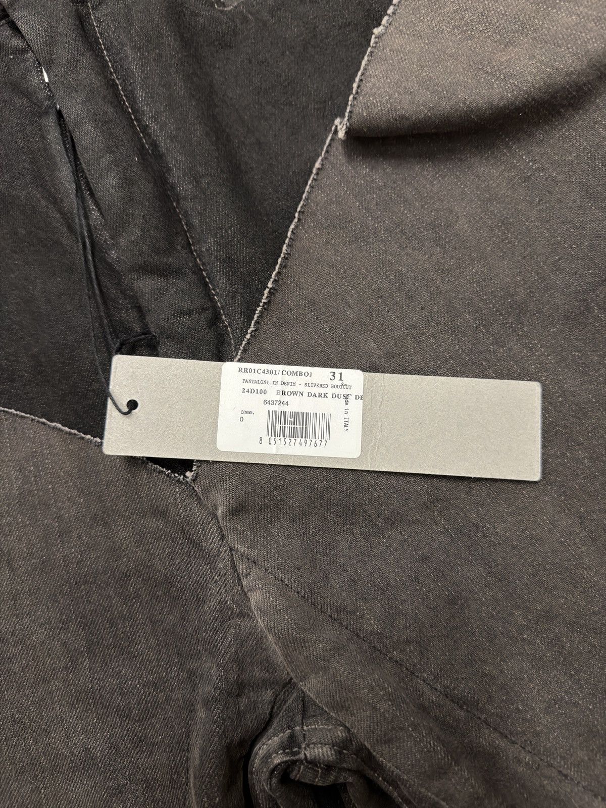 Rick Owens Rick Owens SS23 Slivered Bootcut Sample Size US 31 - 6 Thumbnail