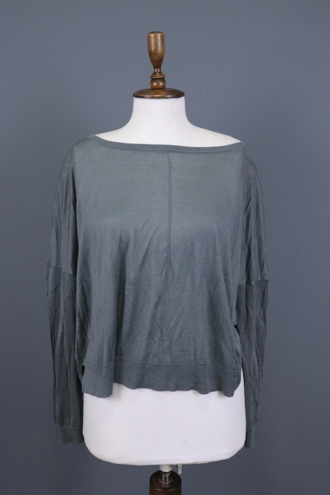 Designer Transit Par Such Gray Top Tunic Blouse Size 3 Size M / US 6-8 / IT 42-44 - 1 Thumbnail