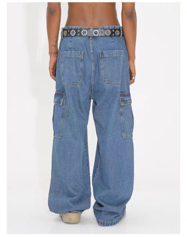 Jean × Vintage loose skate hiphop baggy cargo y2k jeans Size US 28 / EU 44 - 4 Thumbnail