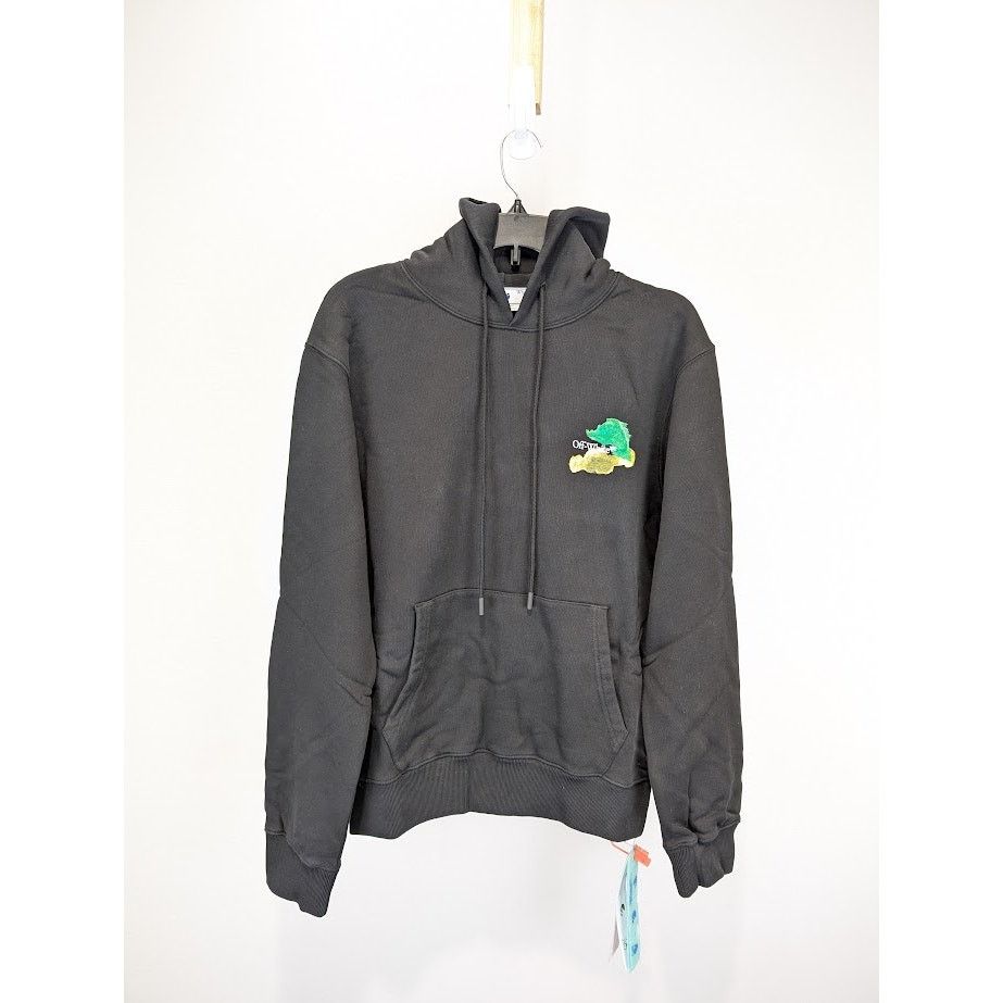 Off-White o1rshd1 Brush Arr Slim Hoodie in Black Multicolor Size US S / EU 44-46 / 1 - 1 Thumbnail