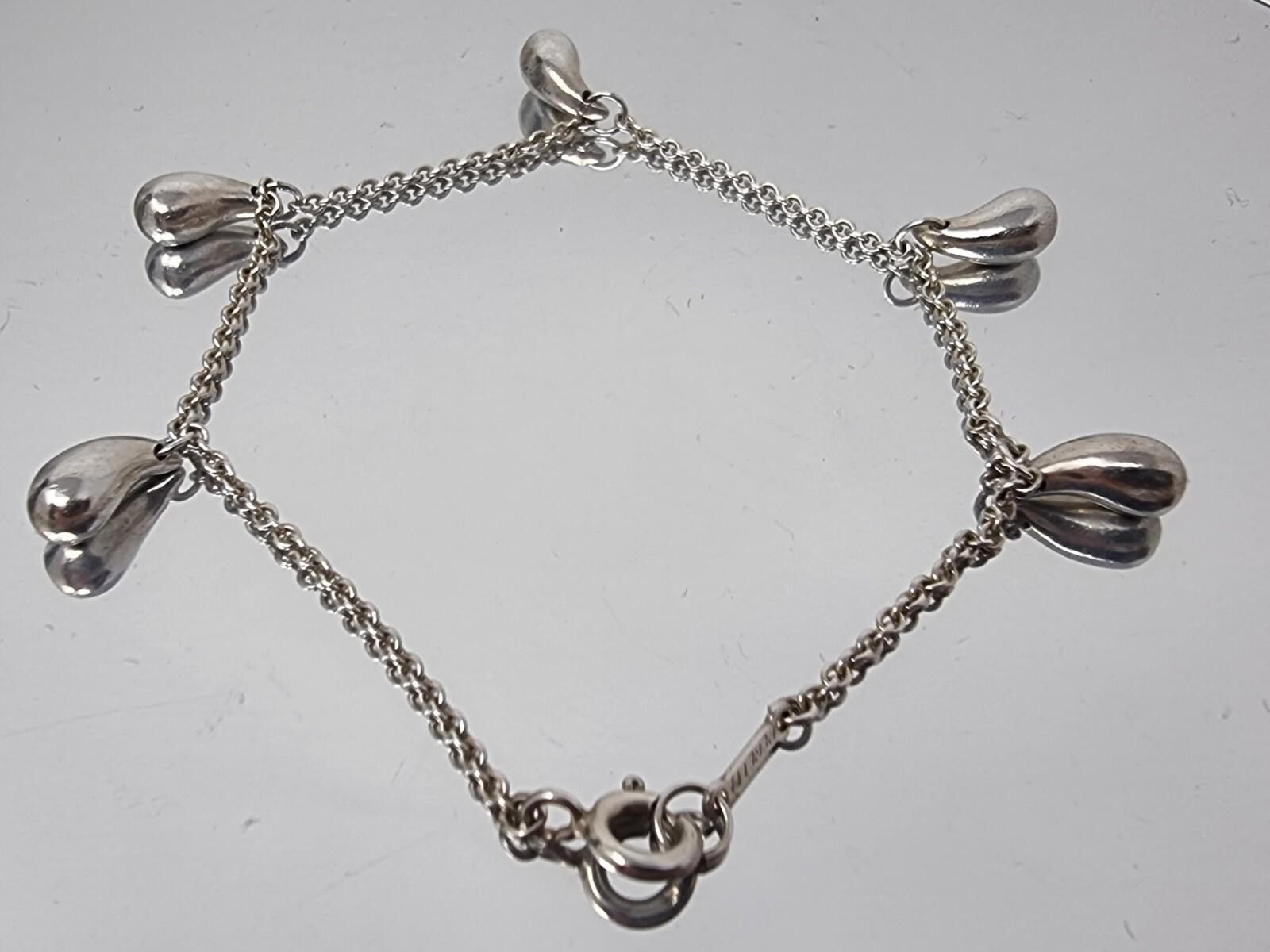 Tiffany & Co. Tiffany & Co. Elsa Peretti Sterling Silver Teardrop Bracelet Size ONE SIZE - 1 Thumbnail
