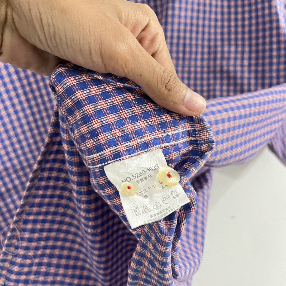 Japanese Brand × Kangol Kangol Plaid Shirt Boxy Oversized Cut - Jun25 Size US XL / EU 56 / 4 - 5 Thumbnail