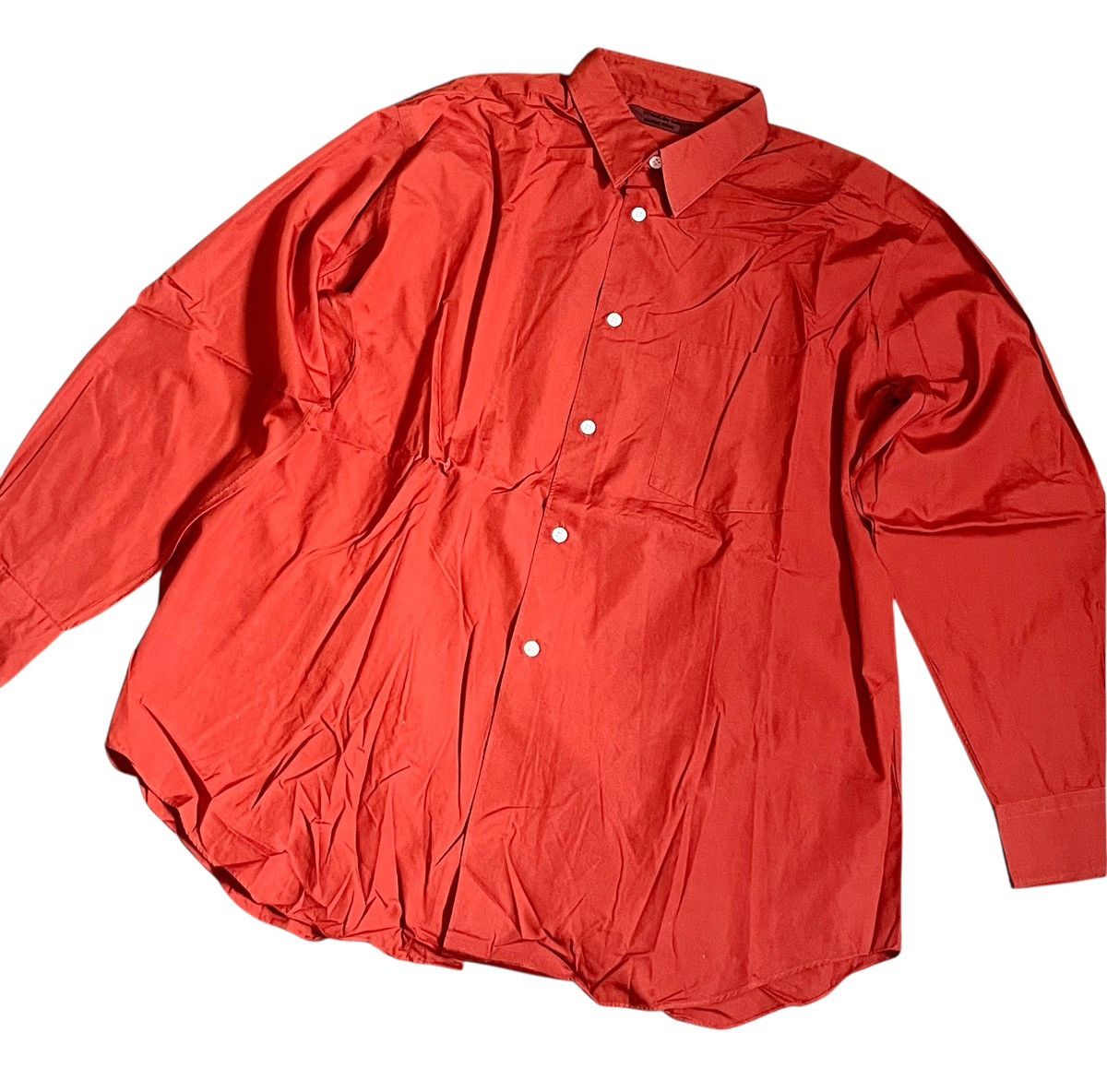 Comme des Garcons Cdg homme deux orange button up shirt Size US XL / EU 56 / 4 - 2 Thumbnail
