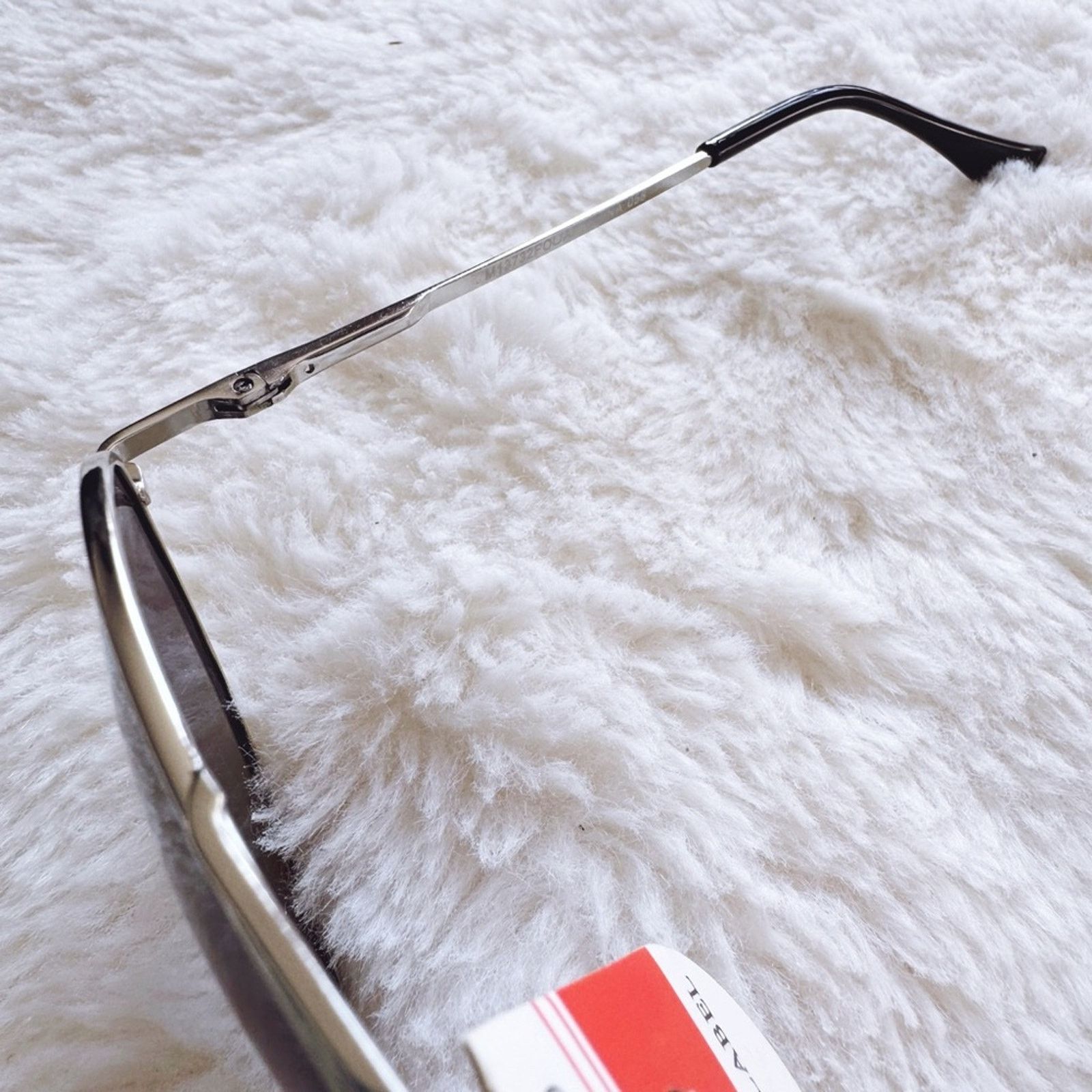 Other Freya Black W/Silver Rim Polarized Aviator Sunglasses Size ONE SIZE - 4 Thumbnail