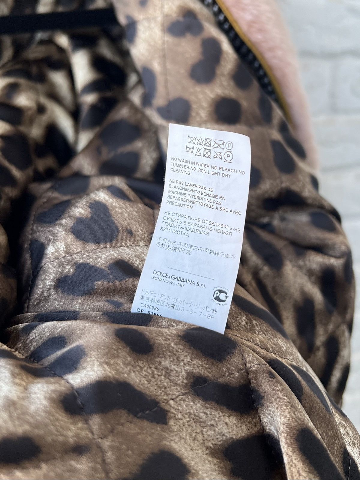 Dolce & Gabbana Dolce&Gabbana Faux Fur Iconic Coat Jacket Size L / US 10 / IT 46 - 11 Thumbnail