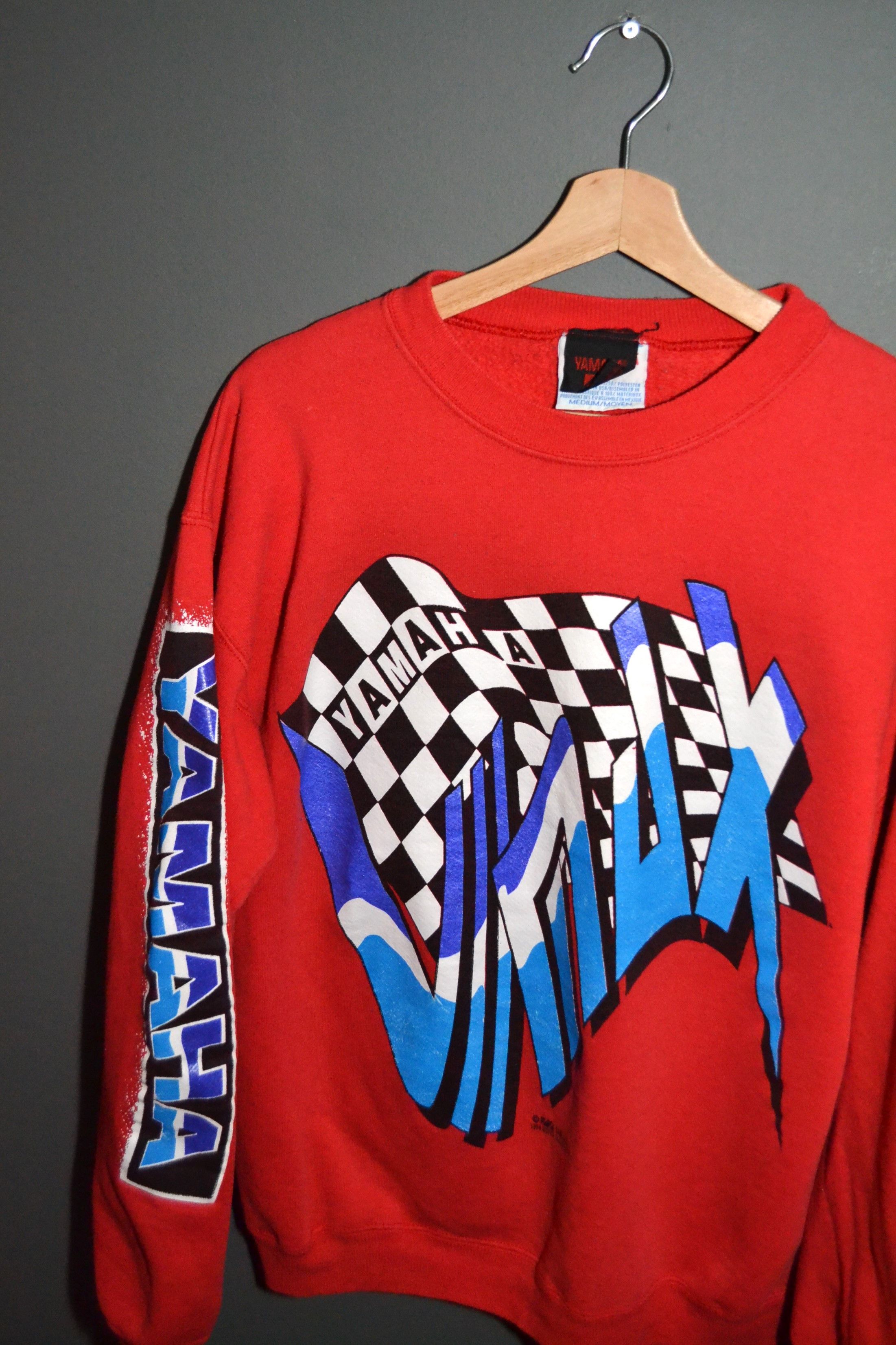 Yamaha Racing Vintage Sweatshirt 1996 USA Maximum Velocity M