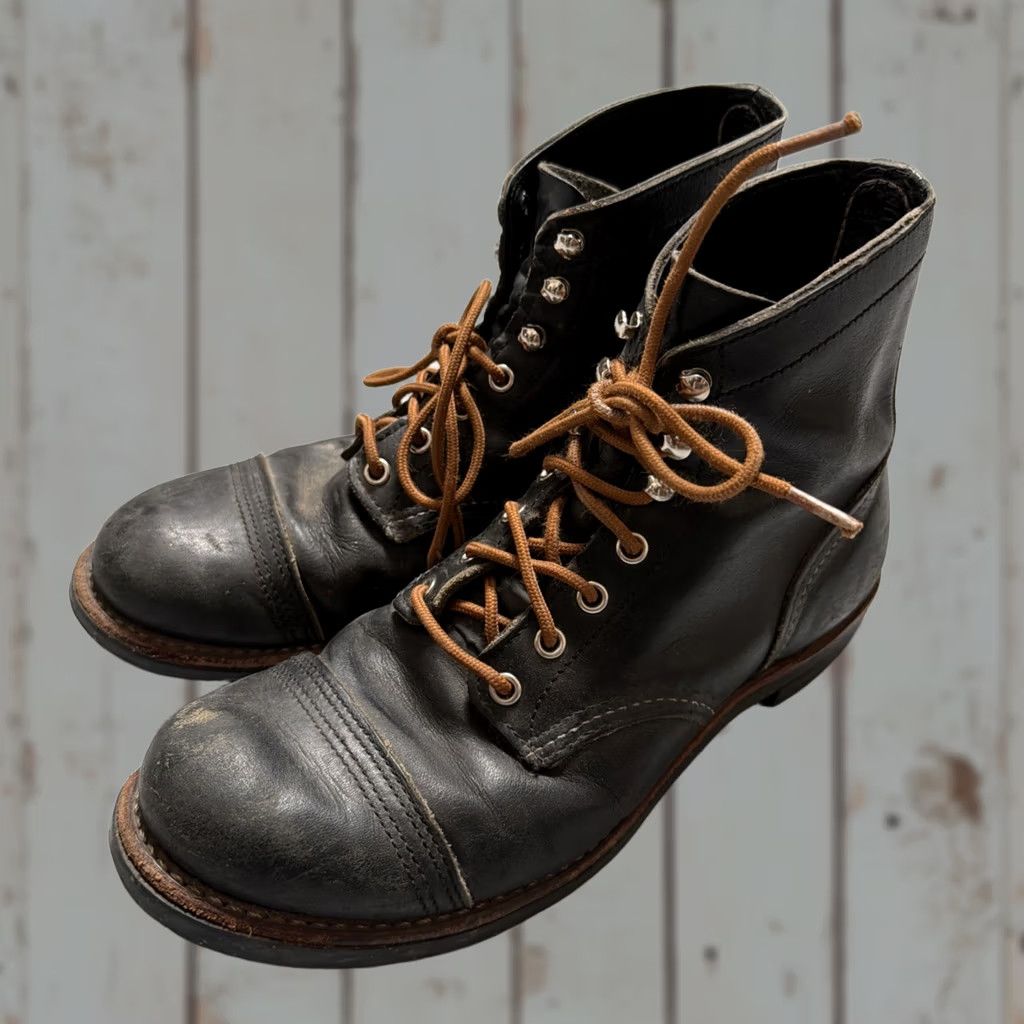 Red Wing Heritage 8114 Iron Ranger Leather Boots Mens 7 D Black Harness Red Wing Heritage Iron Ranger 8084 - Black Harness  main image 4