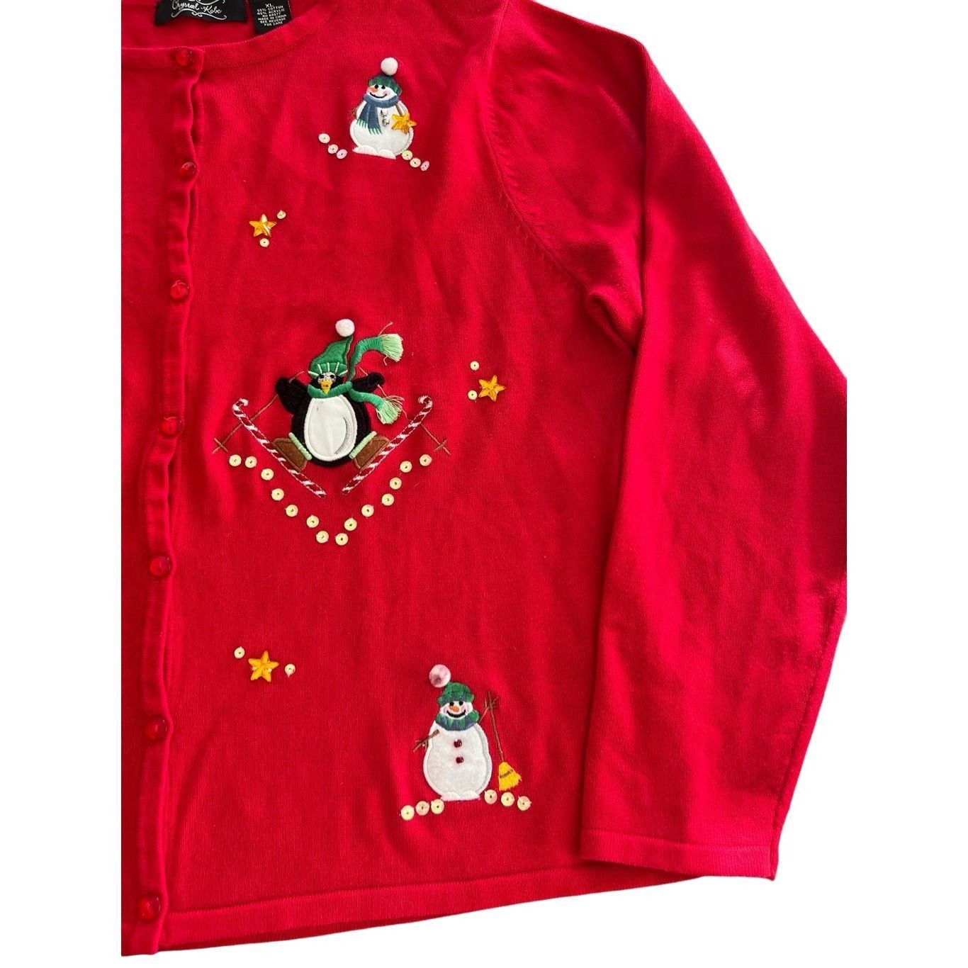 Vintage Crystal Kobe Ugly Christmas sweater size XL Size XL / US 12-14 / IT 48-50 - 5 Thumbnail