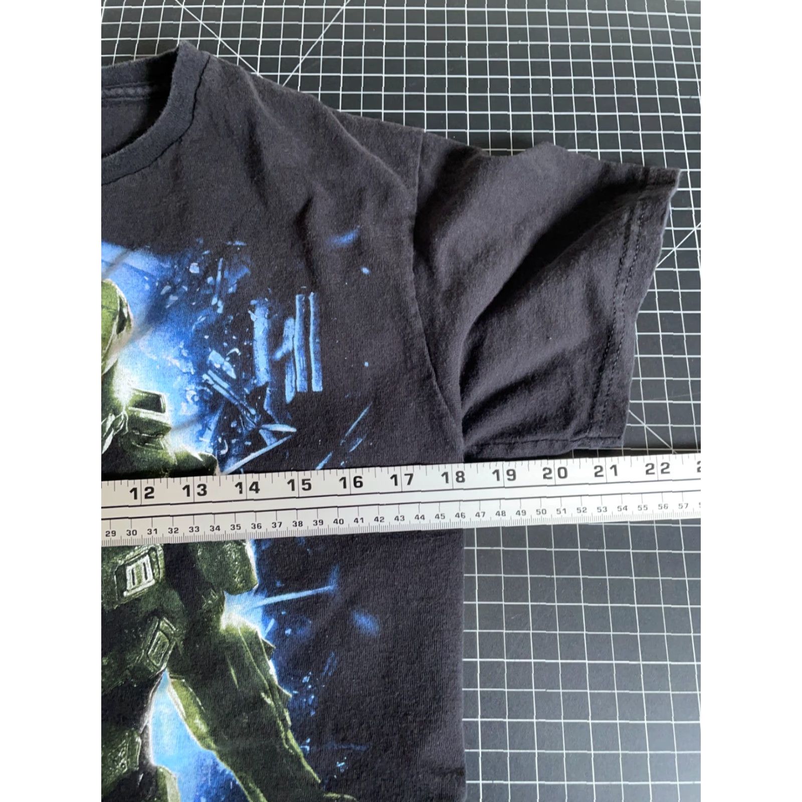 Delta Delta Halo 4 T-Shirt Black Short Sleeve Crew Neck Adult Small Graphic Print Logo Pro Weight Tag Video Game Promo Size US S / EU 44-46 / 1 - 5 Thumbnail