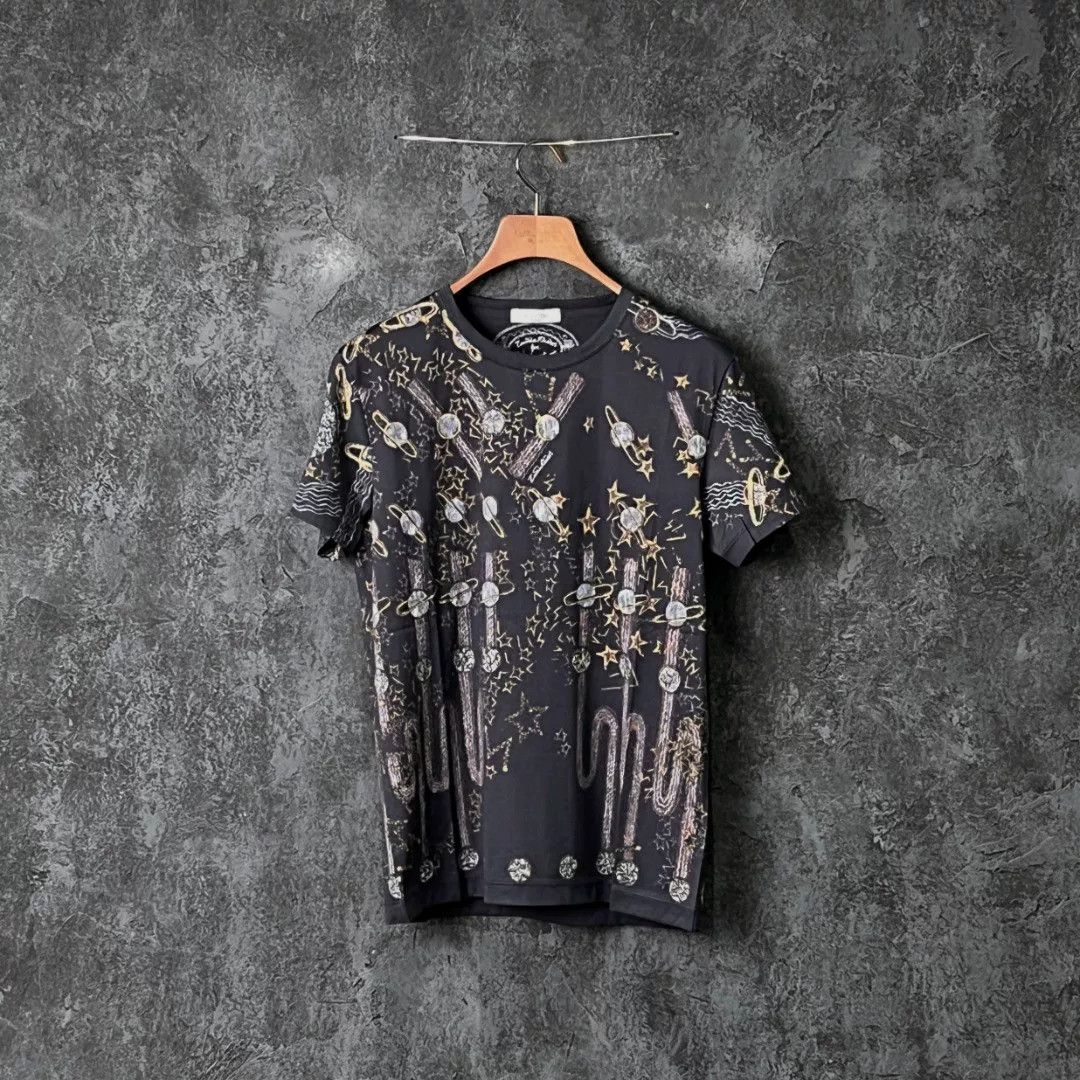 Valentino Valentino Cotton Printed T-Shirt m Men Size US M / EU 48-50 / 2 - 1 Thumbnail